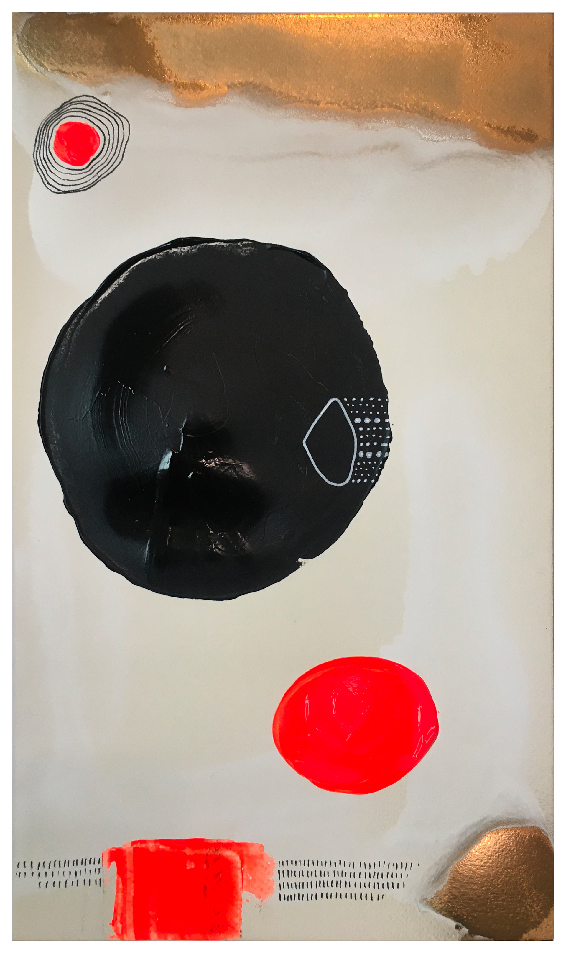 Stefano Cerioli _ DTPM #88 _ Acrilici e spray su carta vintage _ 35x21,5cm