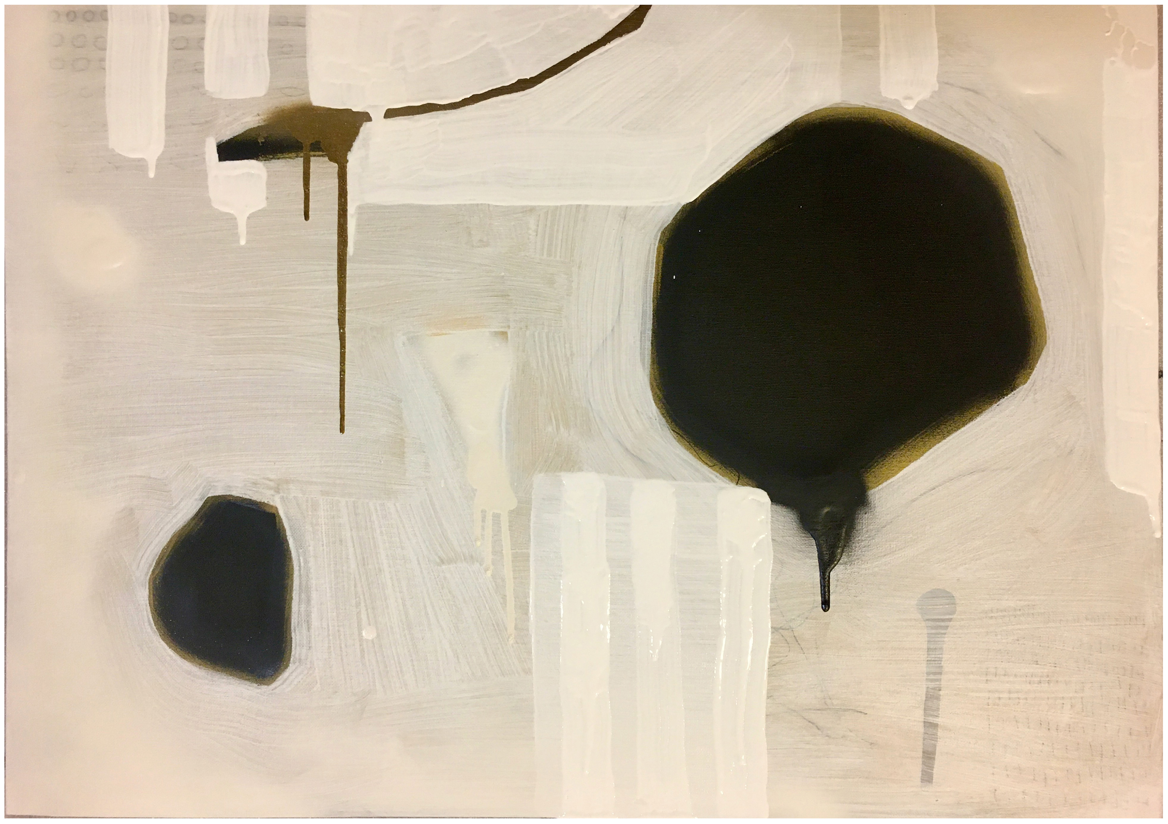 Stefano Cerioli _ DTPM #29 _ Acrilici e spray su cartone telato _ 50x70cm