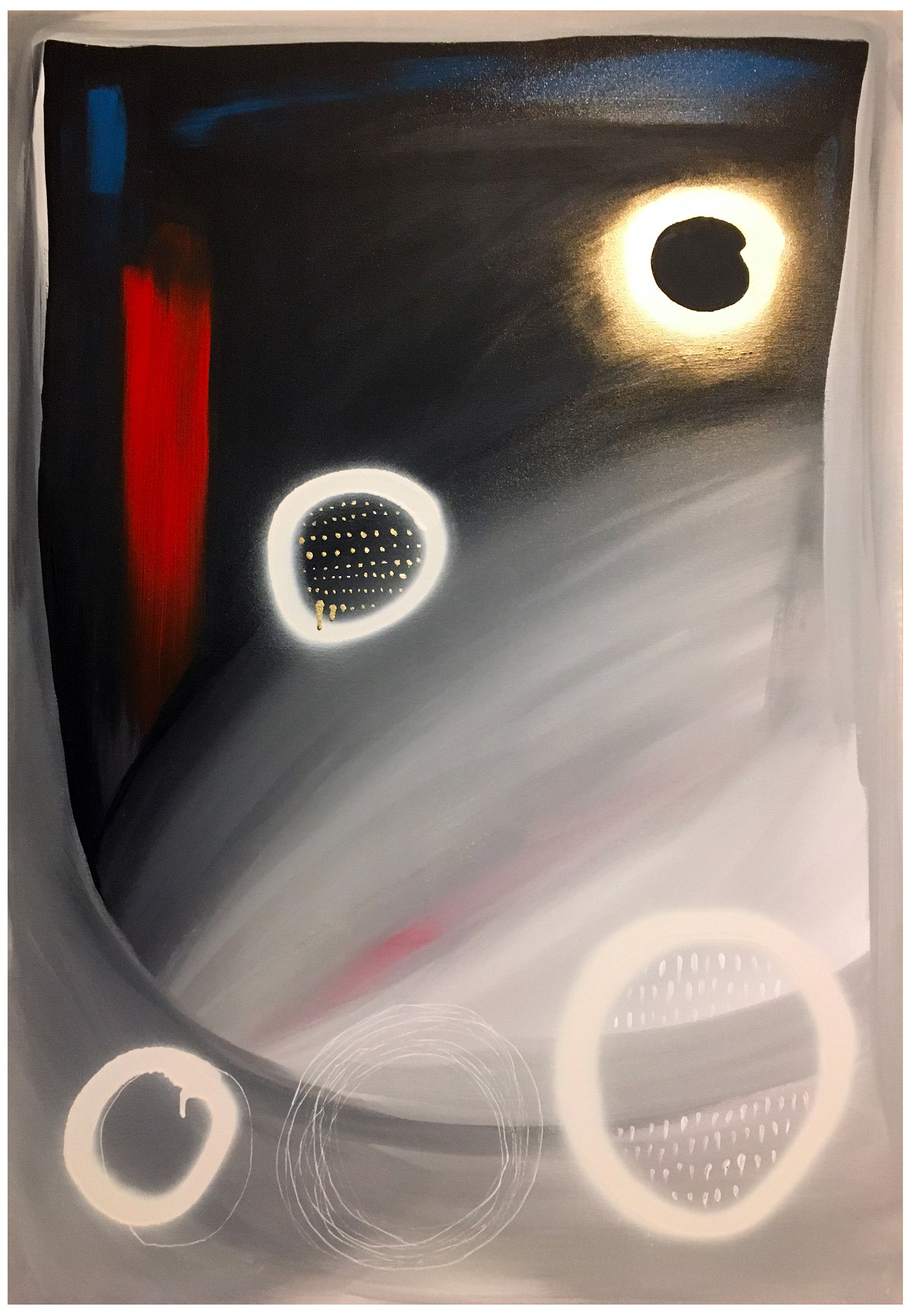 Stefano Cerioli _ DTPM 47 _ Acrilici e spray su tela _ 100x70cm