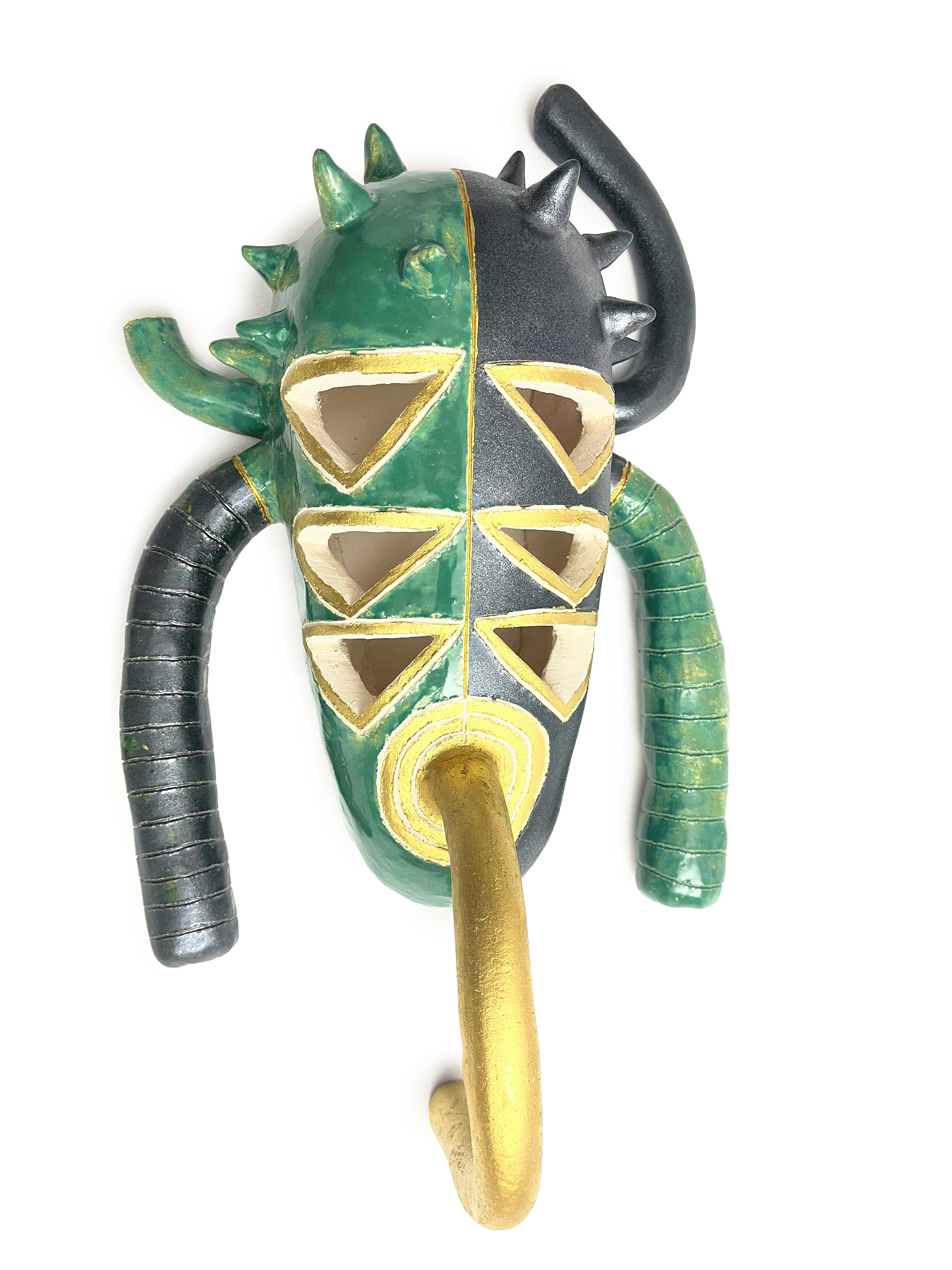 Stefano Cerioli. IDOL 8. Ceramica, smalti e oro. 2026