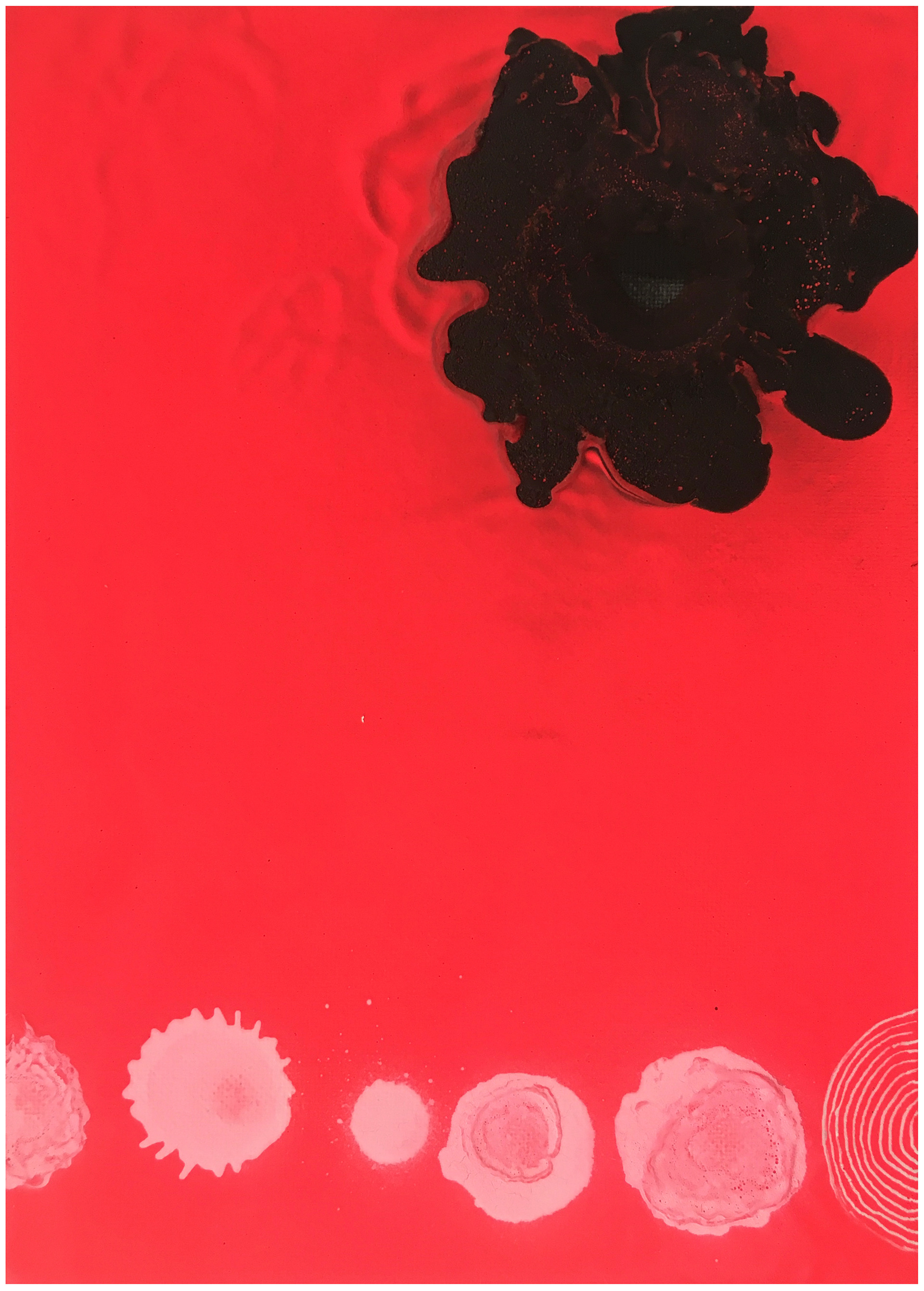 Stefano Cerioli _ DTPM #96 _ Acrilici e spray su cartone telato _ 18x13cm