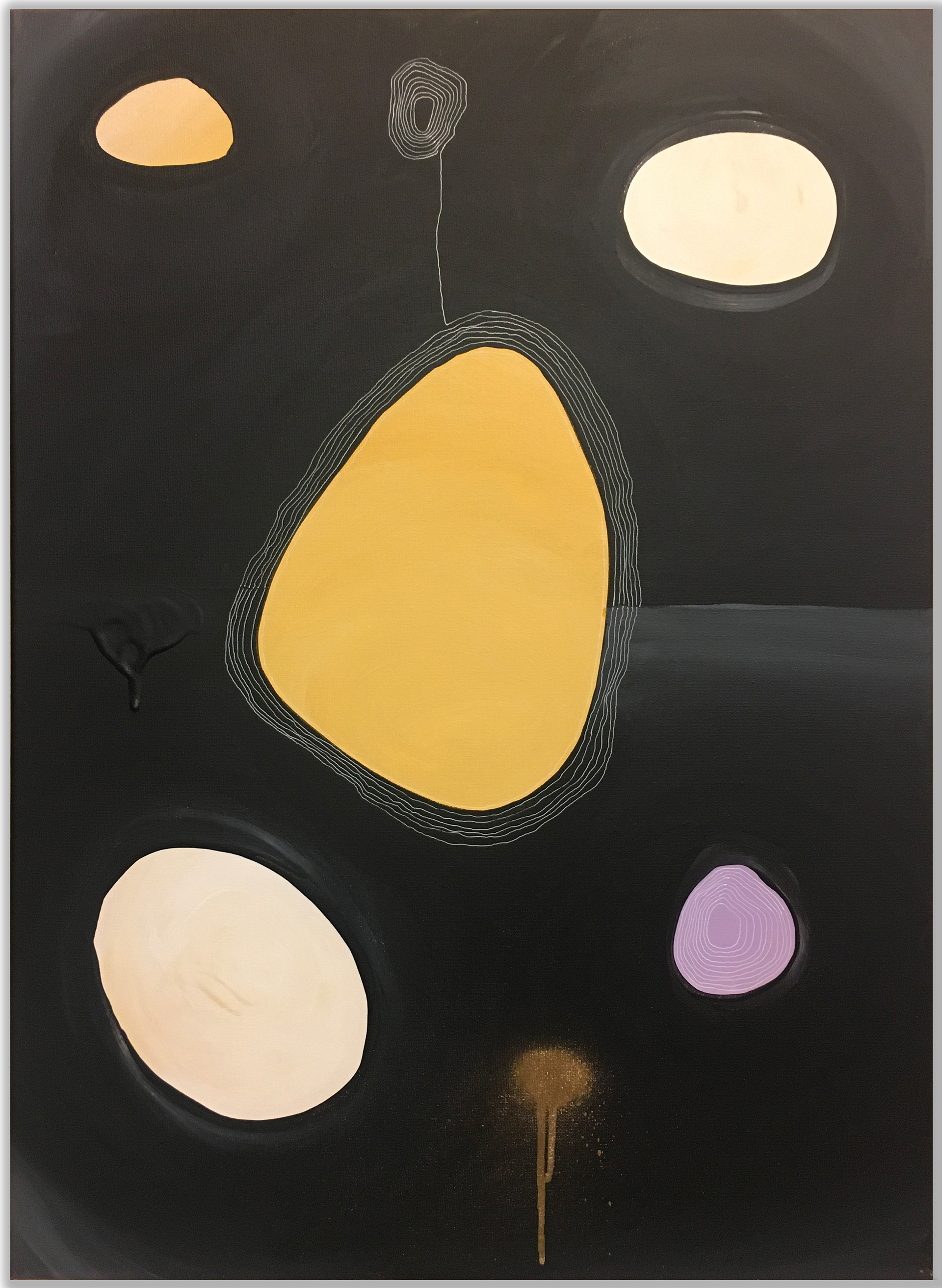 Stefano Cerioli _ DTPM #37 _ Acrilici e spray su tela _ 70x50cm