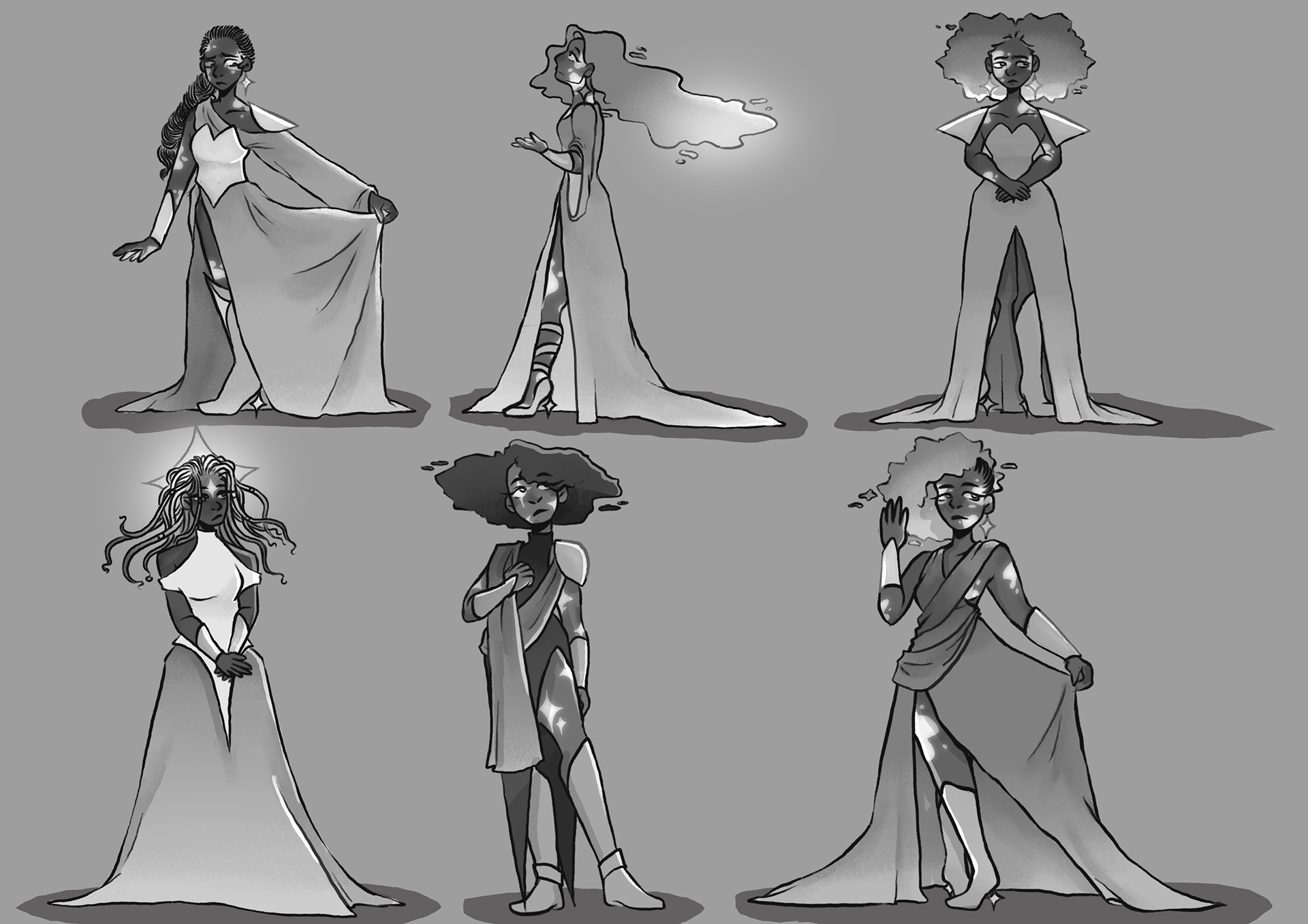 Ficta's Designs Greyscale