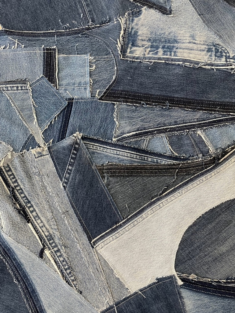 Made fabric in scraps
