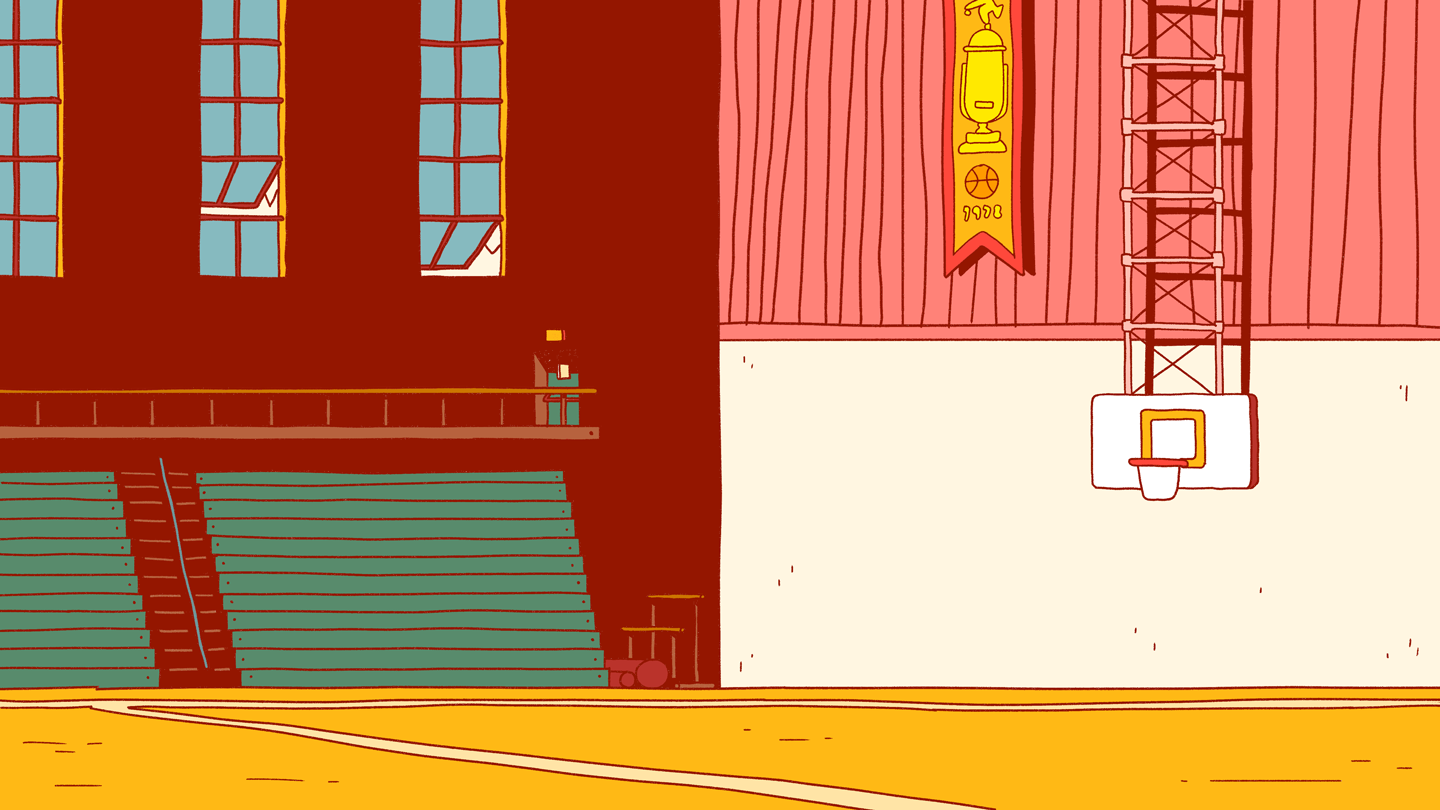 Gymnasium - Background for "BBall Explorer" Animation WIP