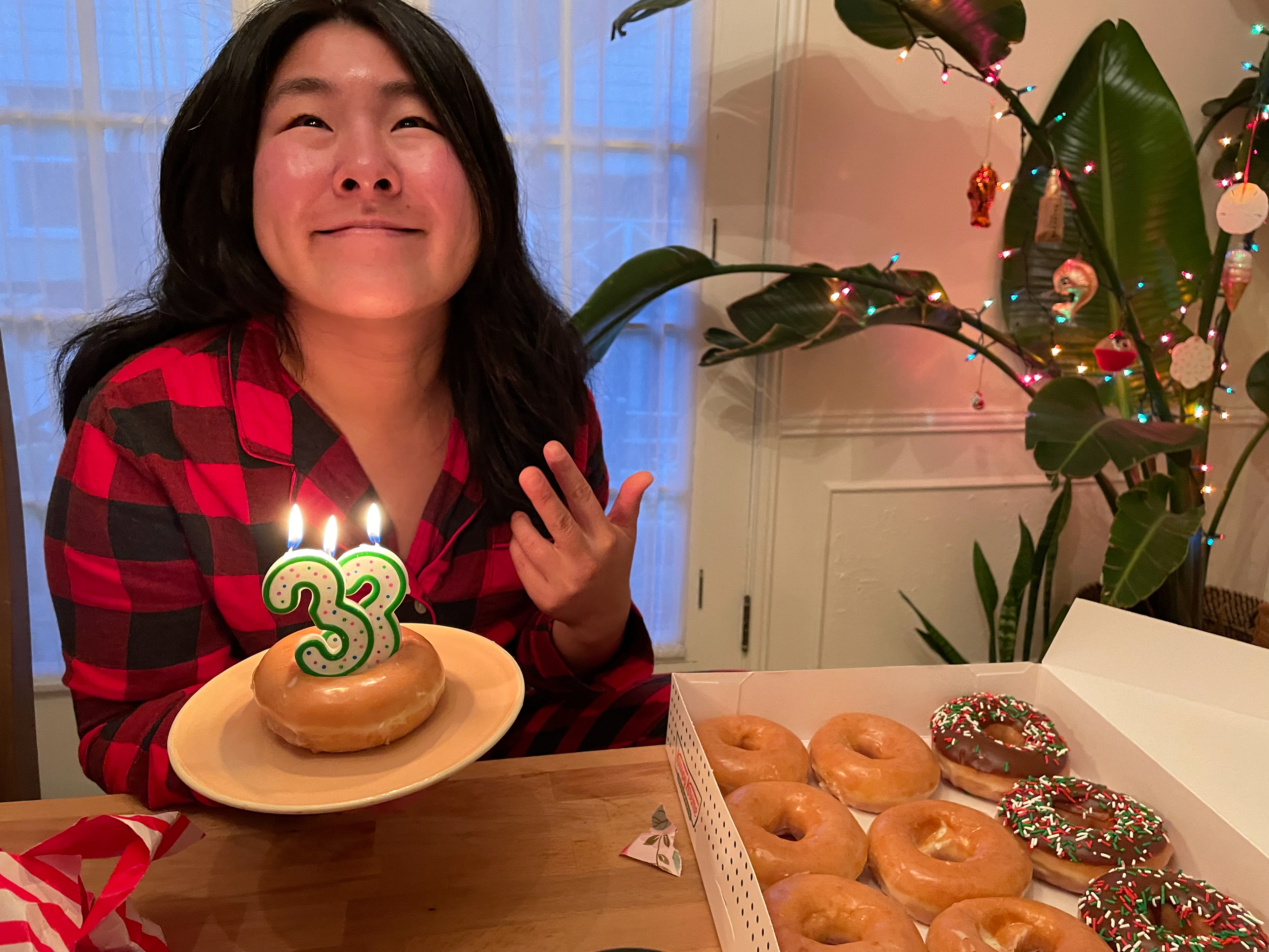 12.25.21 - I got Christi, not one, but 12 birthday cakes.