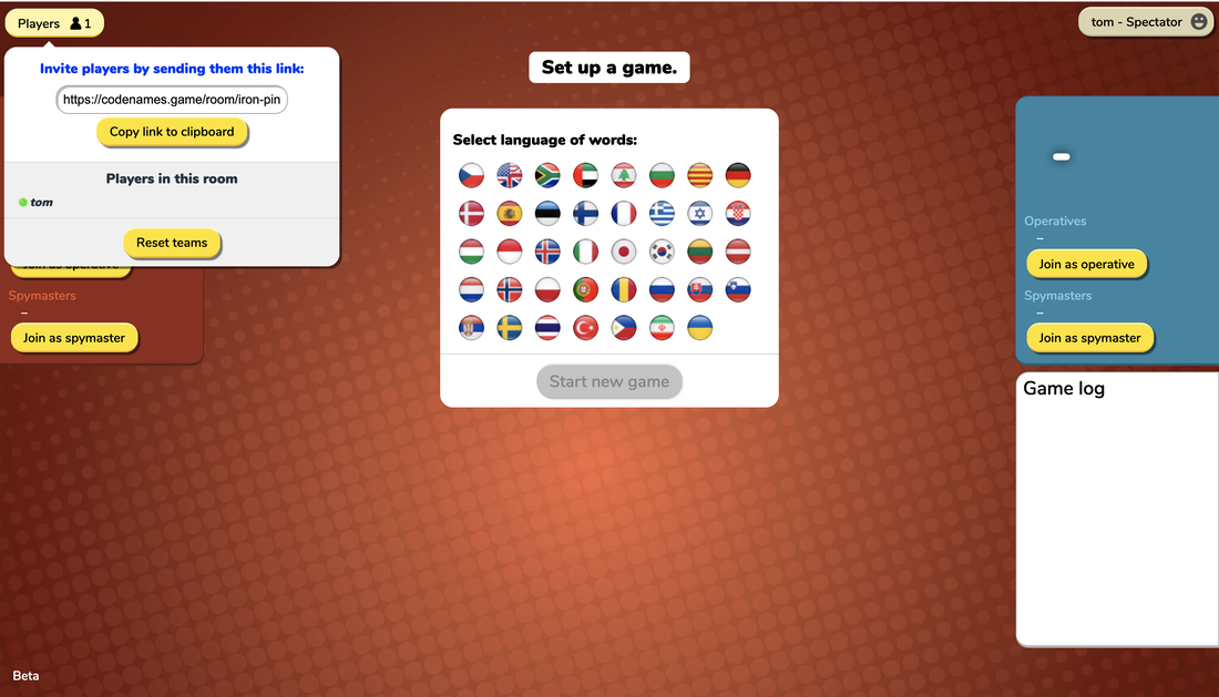 Code Names - web version