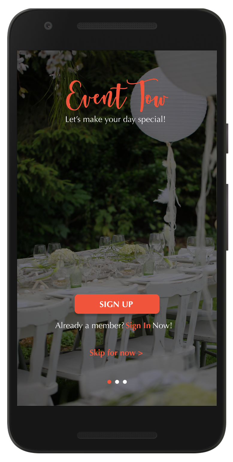 Old Onboarding page