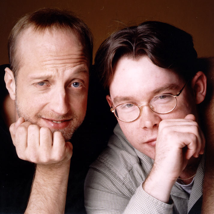 Me with Chris Elliot. What an generous man. Of course he got my stone faced watch as a trade for these priceless portraits during a Tostitos shoot