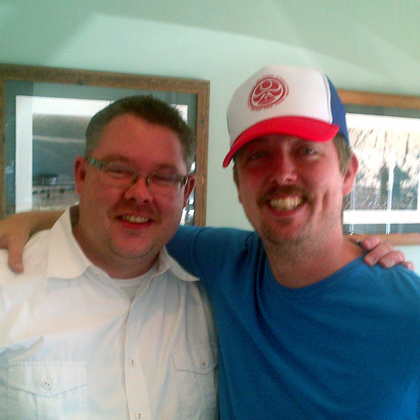 Me with actor/comedian Chris Wylde. He has been so great and generous to me and my family. LOVE THIS GUY!