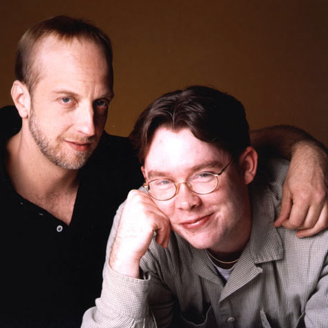 Me with Chris Elliot. What an generous man. Of course he got my stone faced watch as a trade for these priceless portraits during a Tostitos shoot