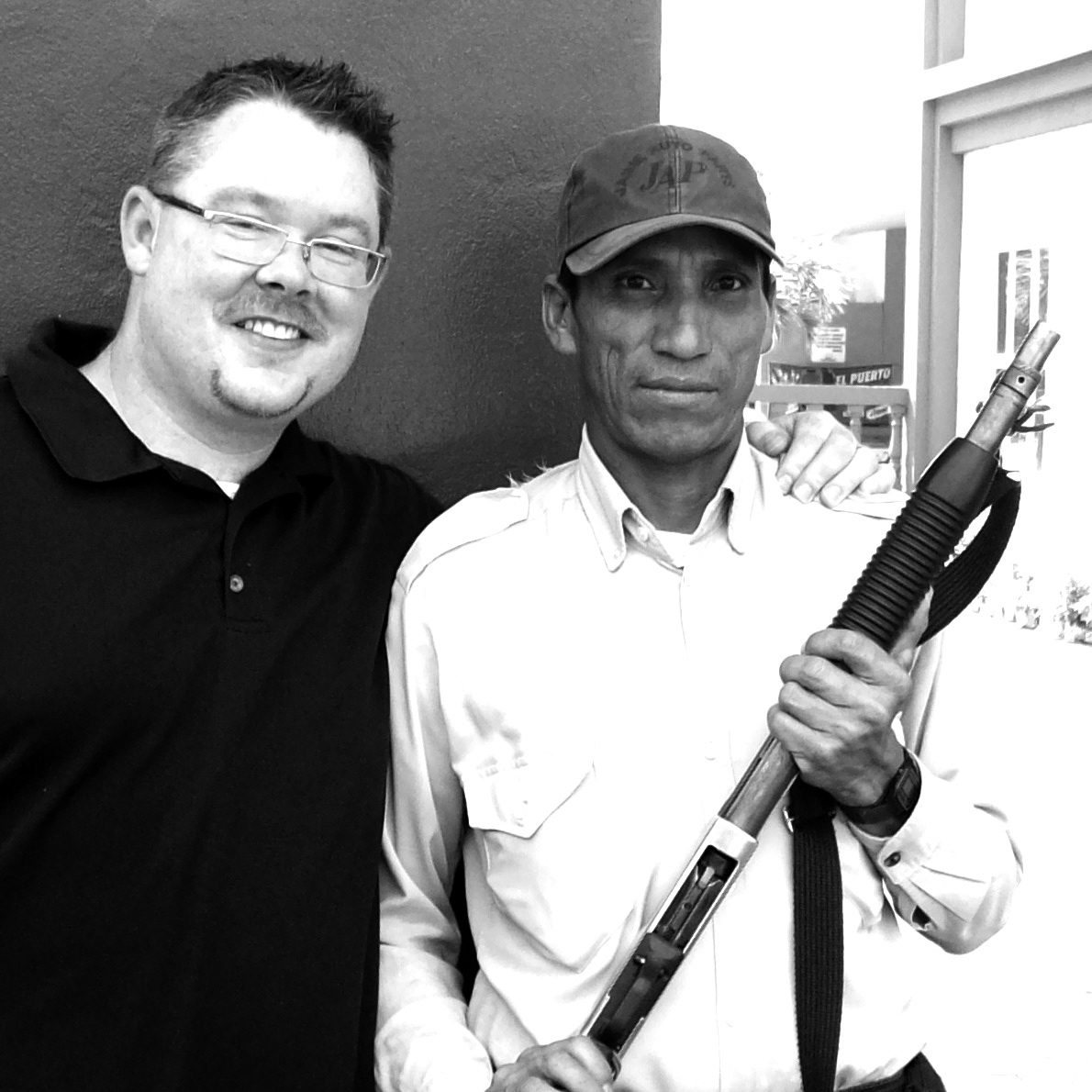 When you are in a foreign country (El Salvador), always thank your security team