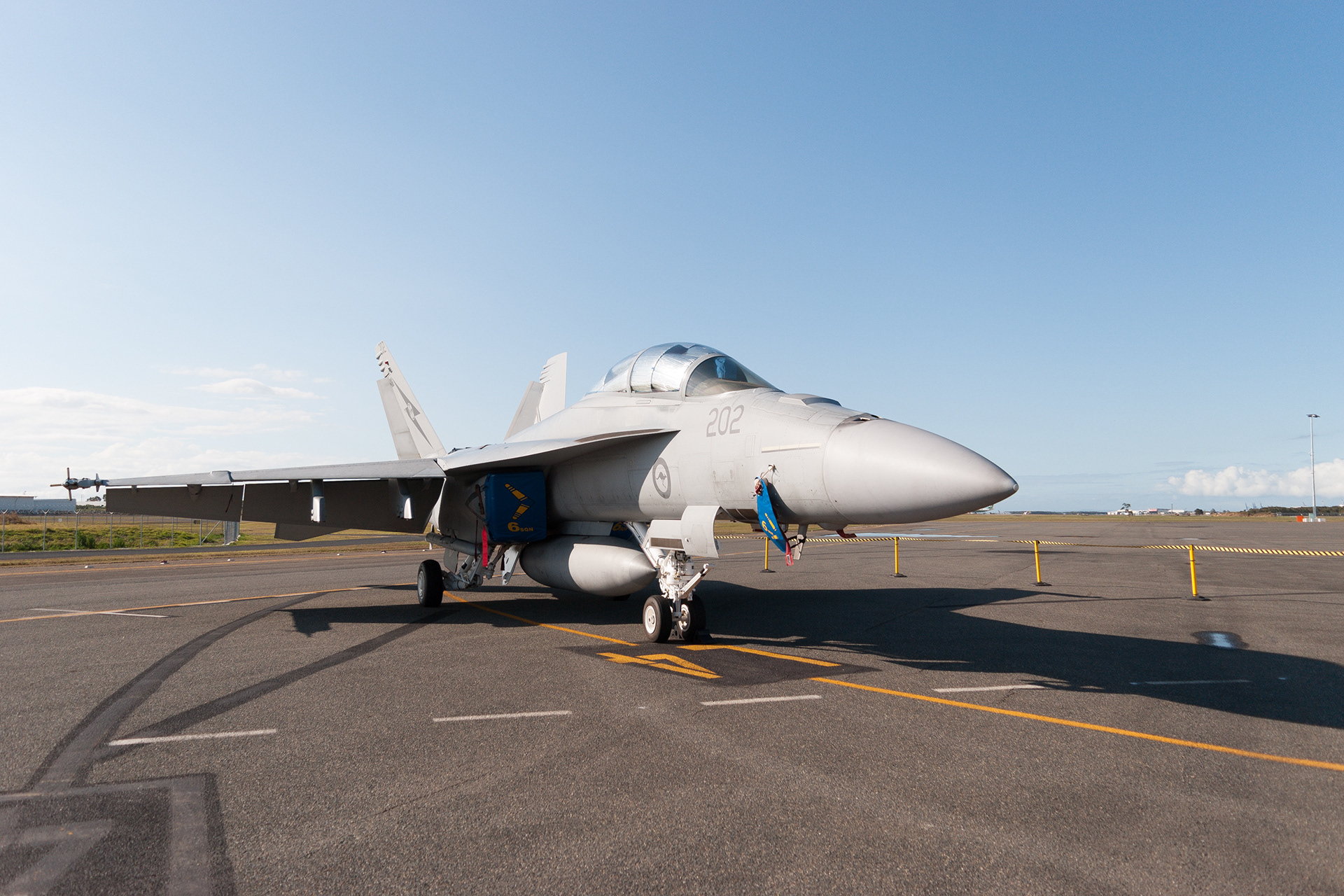 We're back in business after almost a year! So let's kick off things with some big stuff! Here's a shot I took of the currently in service (at the time of writing) Boeing F18 Super Hornet! This is a RAAF aircraft that was on display at the 2015 Aviation Careers Expo, Brisbane, Australia.
