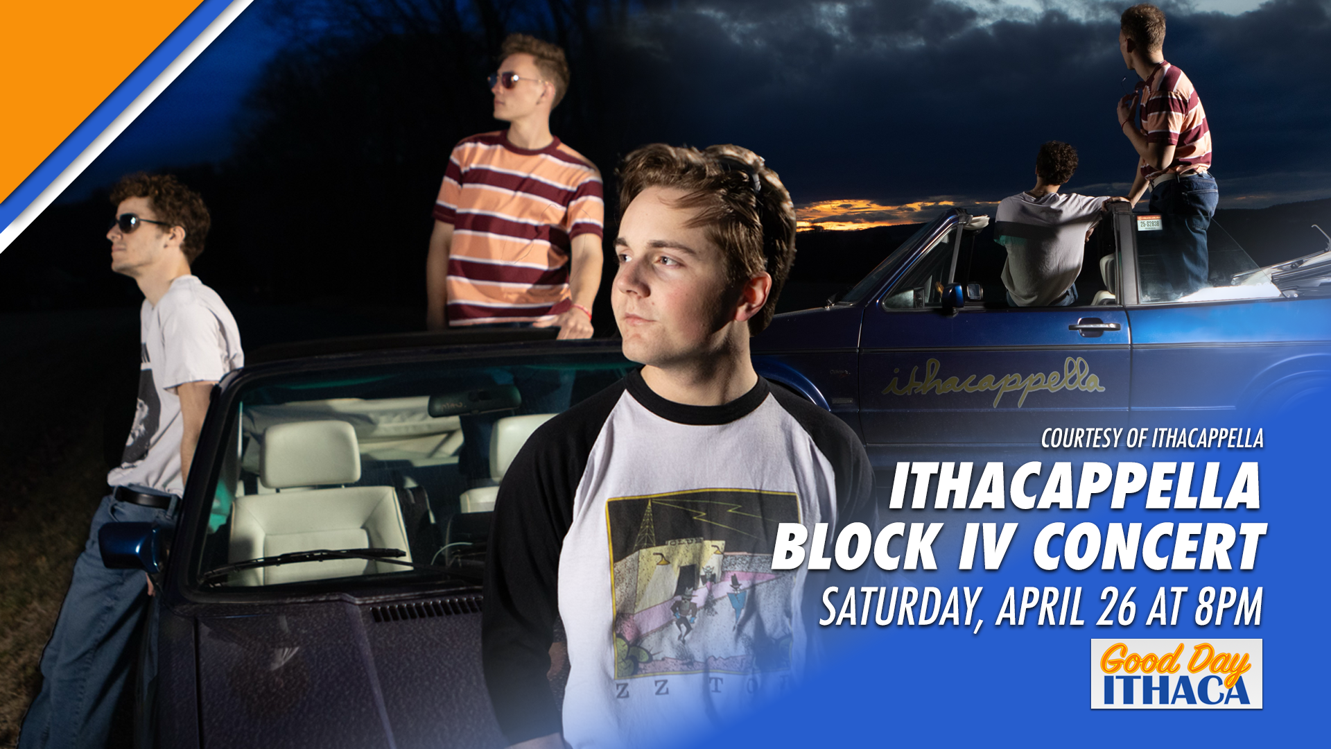 Select graphics used in Season 15 of "Good Day Ithaca" (Adobe Photoshop, Spring 2025)