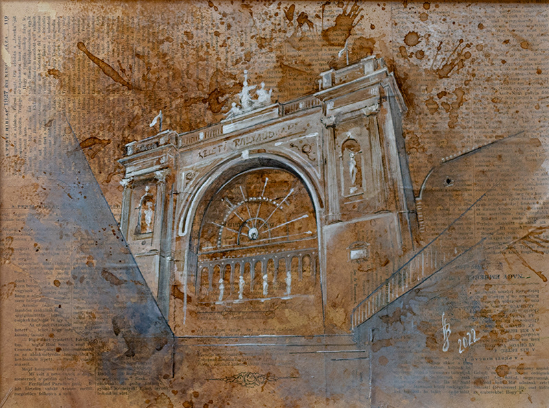 Keleti pályaudvar 30x40 cm