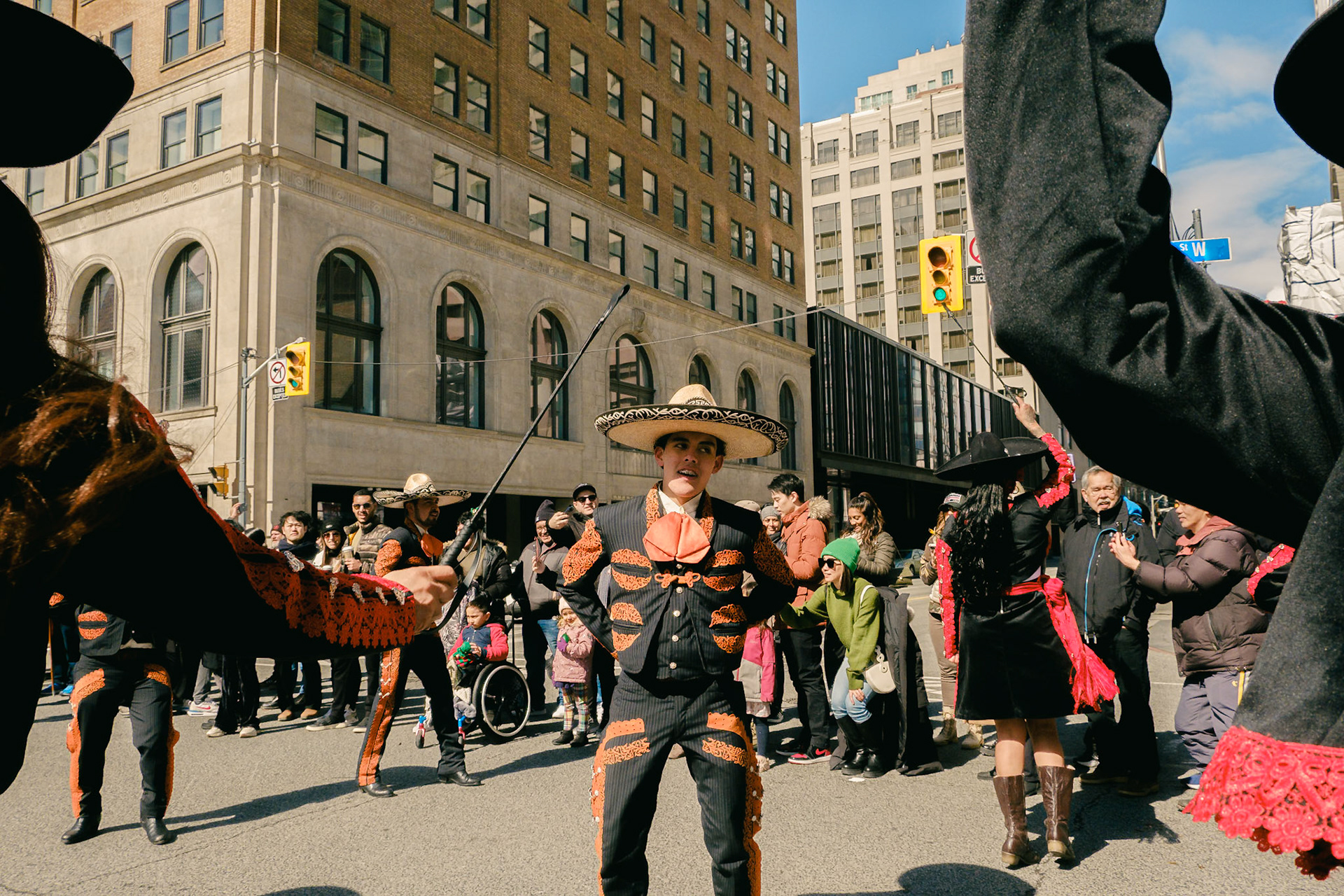 Mariachis during St Patrick's Parade in Toronto. taken By Cristian Arango Photography