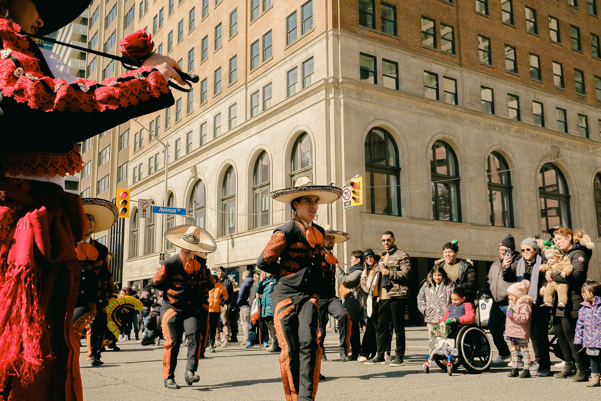 Mariachis during St Patrick's Parade in Toronto. taken By Cristian Arango Photography