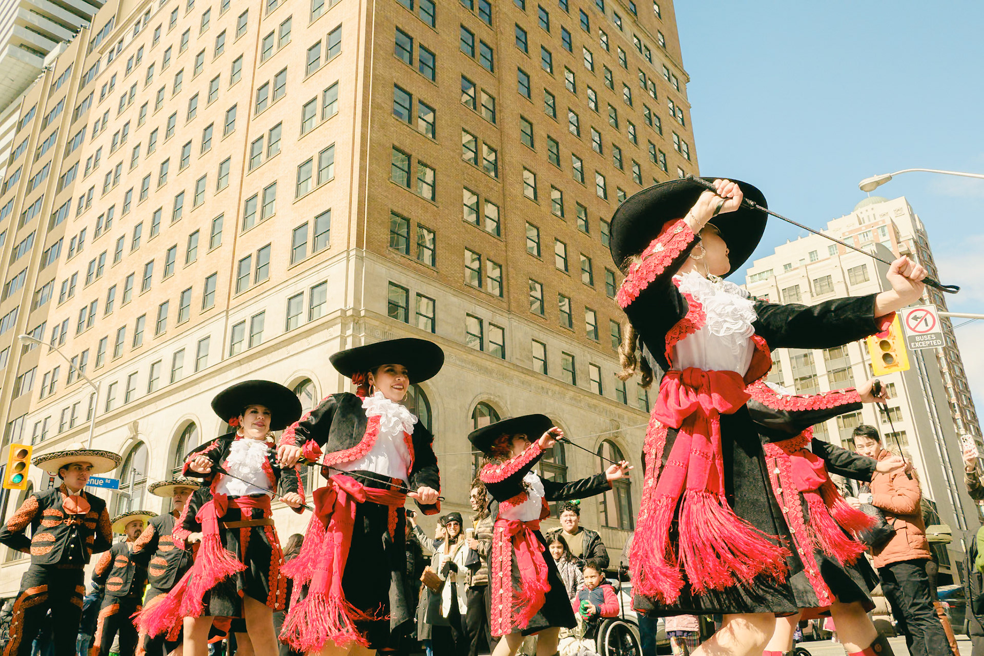 Mariachis during St Patrick's Parade in Toronto. taken By Cristian Arango Photography
