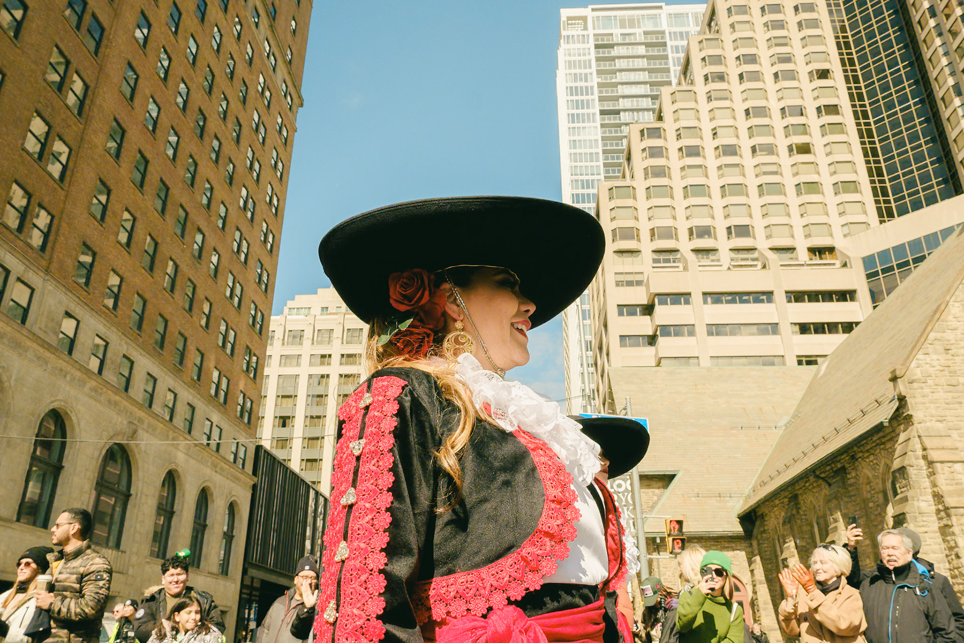 Mariachis during St Patrick's Parade in Toronto. taken By Cristian Arango Photography