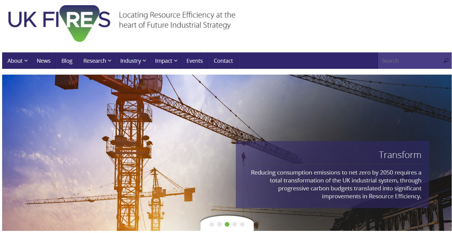 UK Fires: designed and built using Wordpress CMS