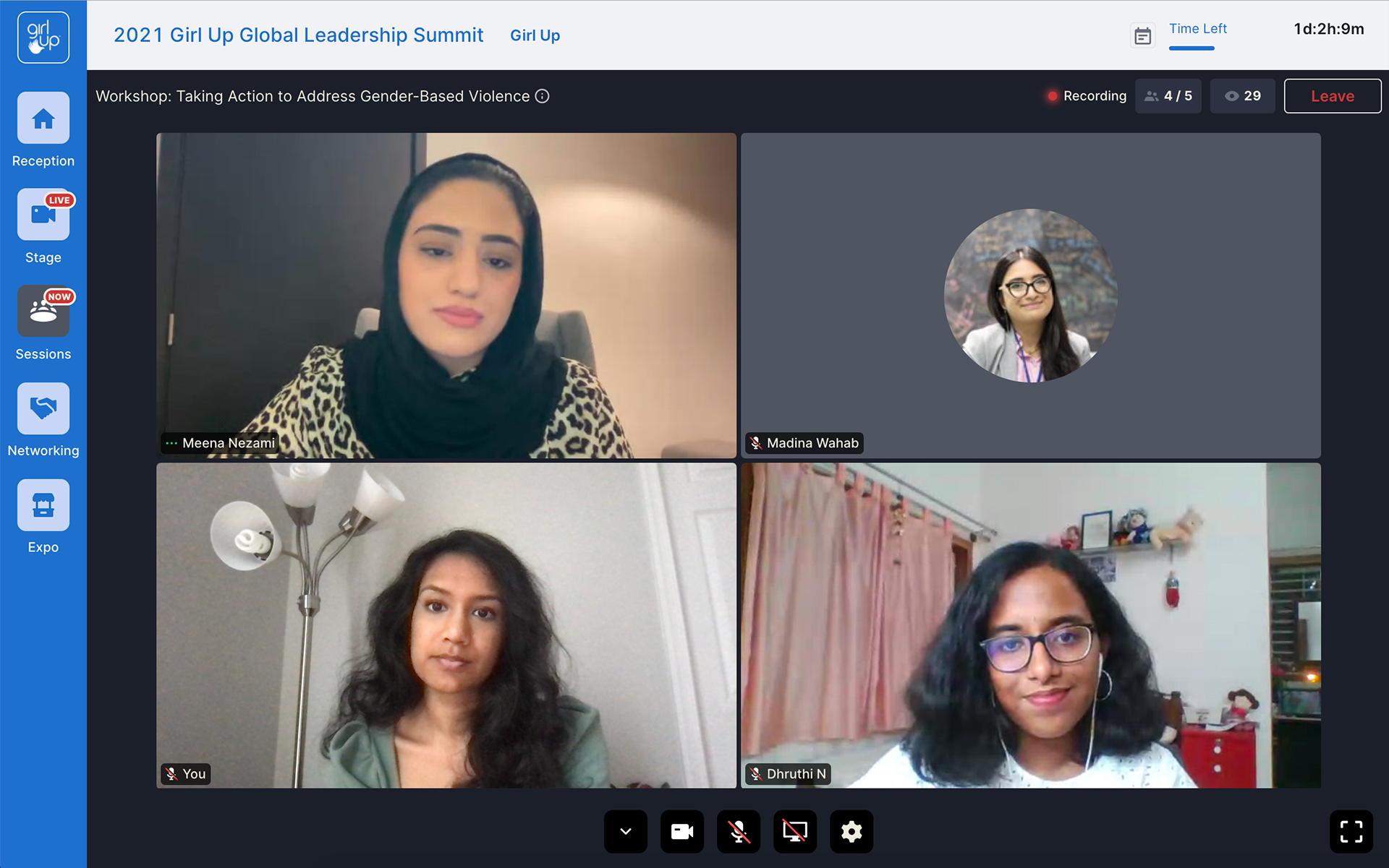 Shriya Boppana Girl Up Summit Panel