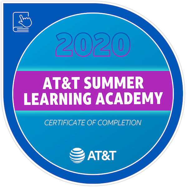 AT&T Summer Learning Academy Credential