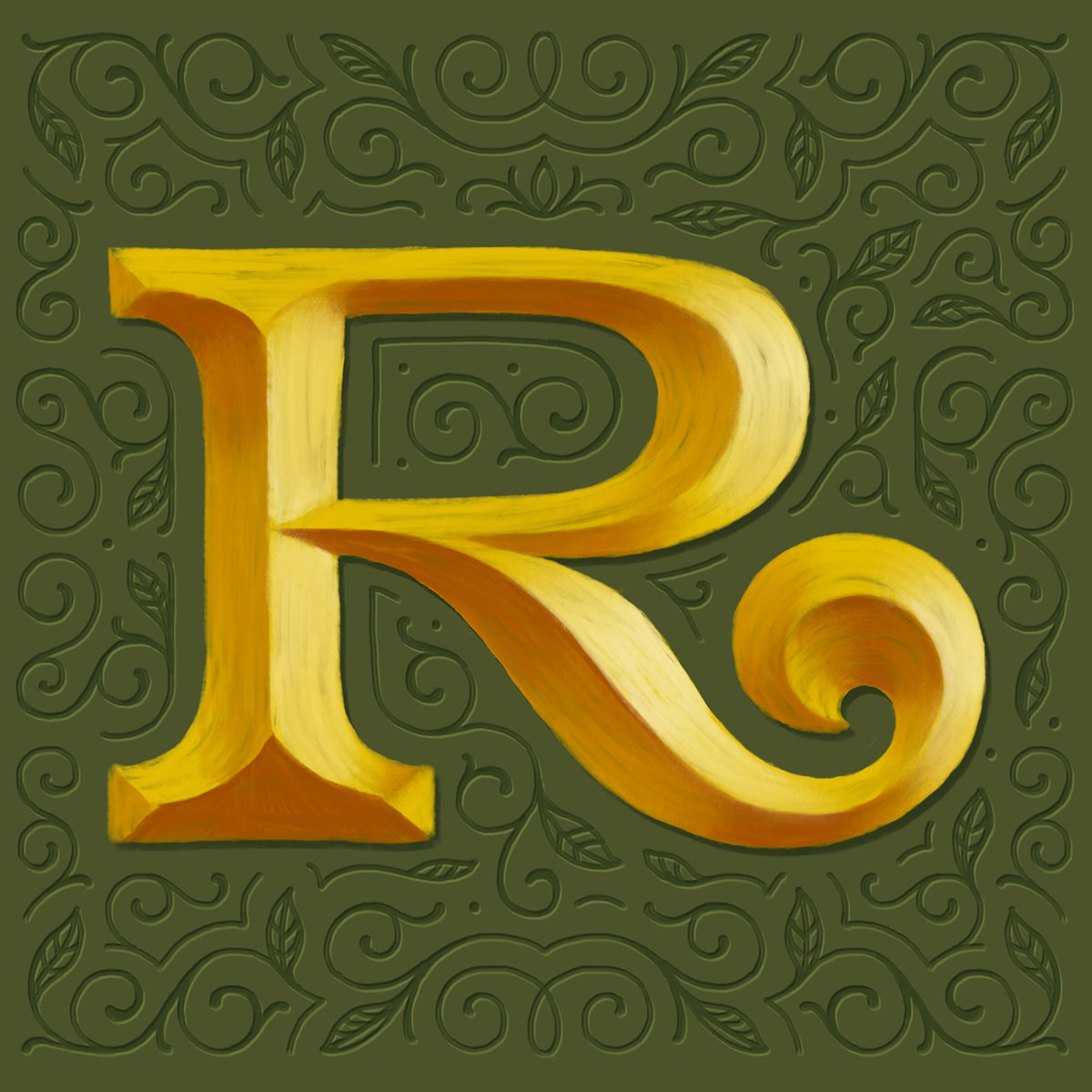 Beth Rufener Drop Cap Study Round 1