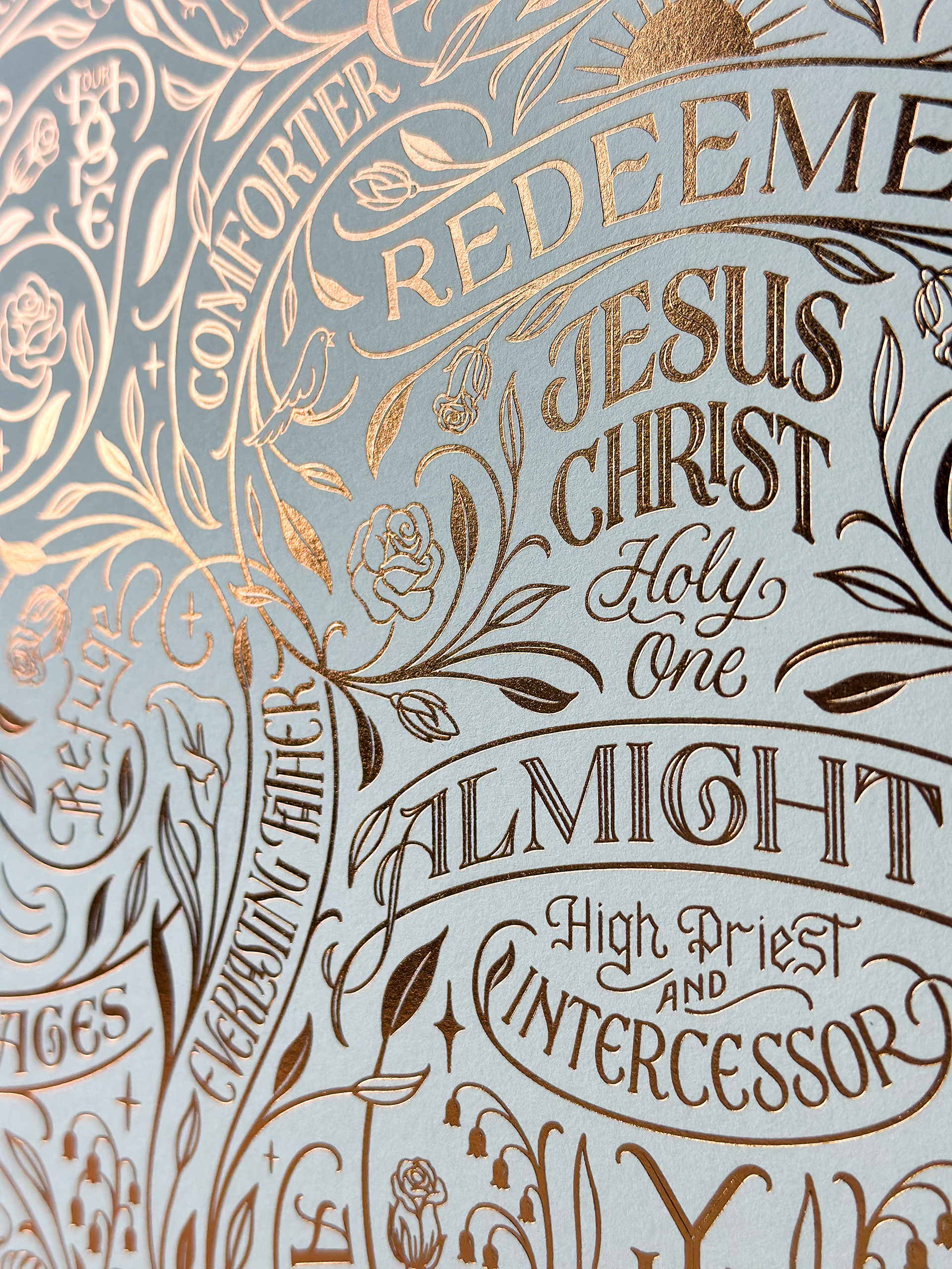From the Rose Gold Foil on Natural edition