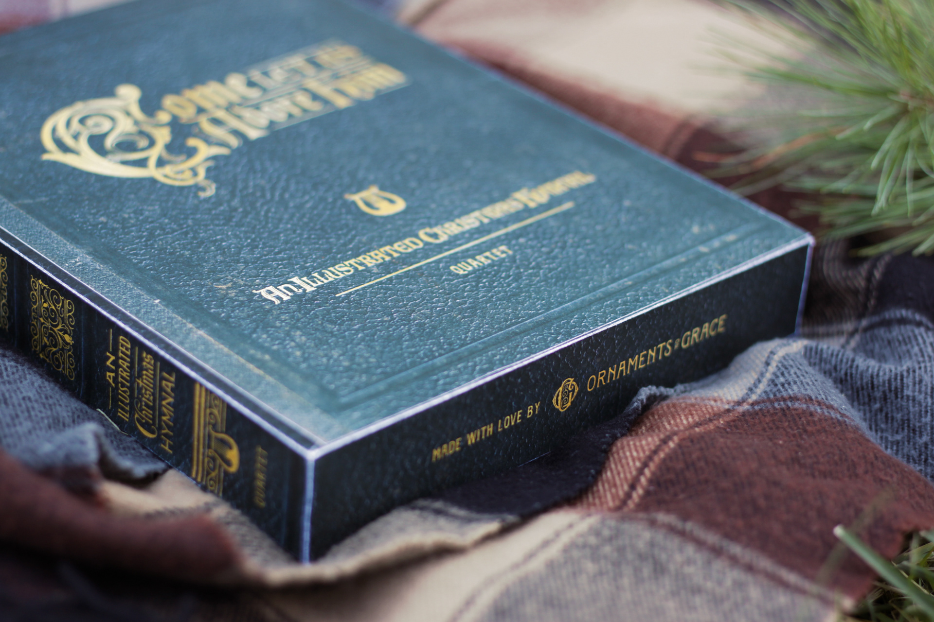 no side goes unturned: the bottom of the slipcase got my branding and stamp of love!