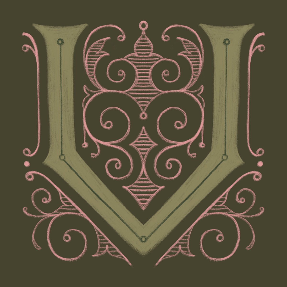 Beth Rufener Drop Cap Study Round 1