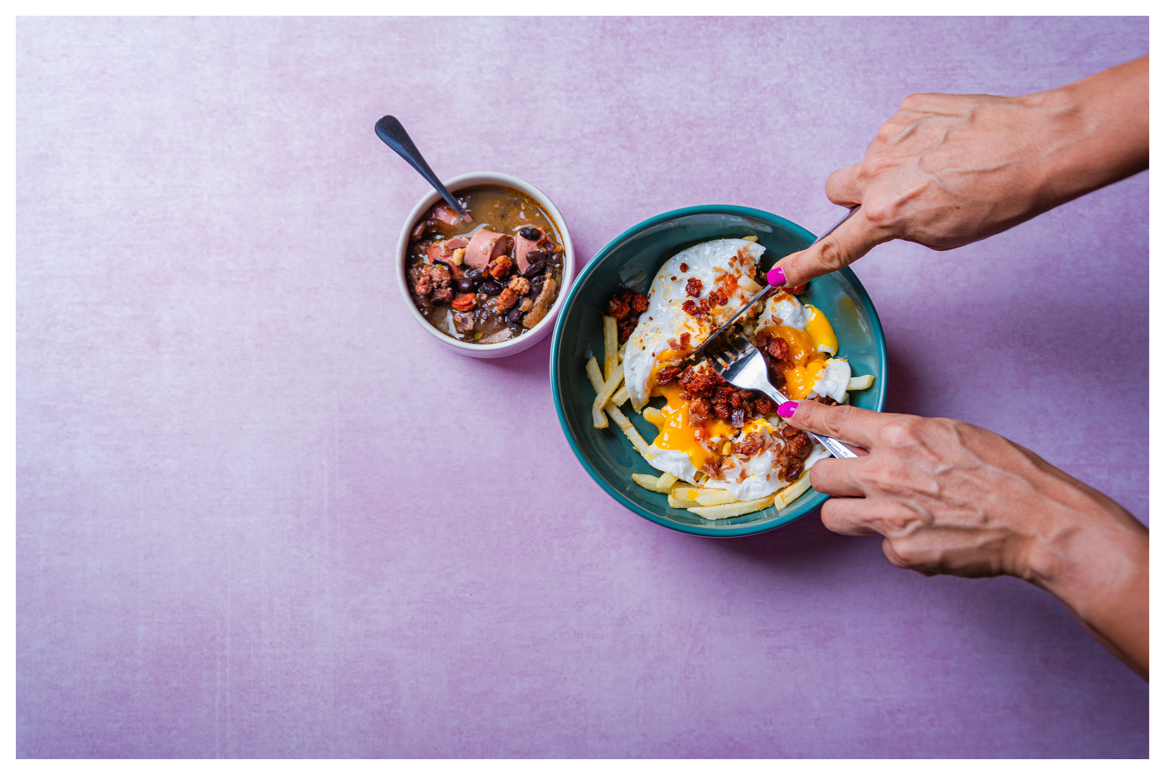 Fotografía para la cafetería Flamingos Café