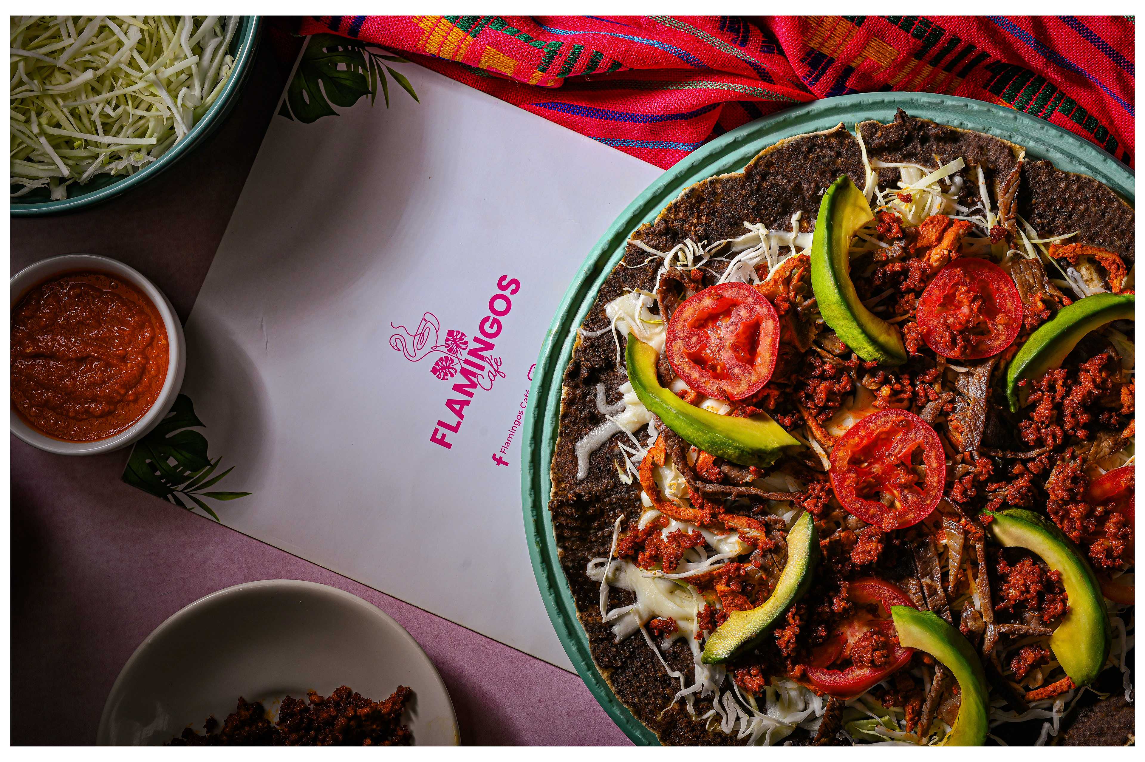 Trabajo de fotografía para la cafetería Flamingos Café