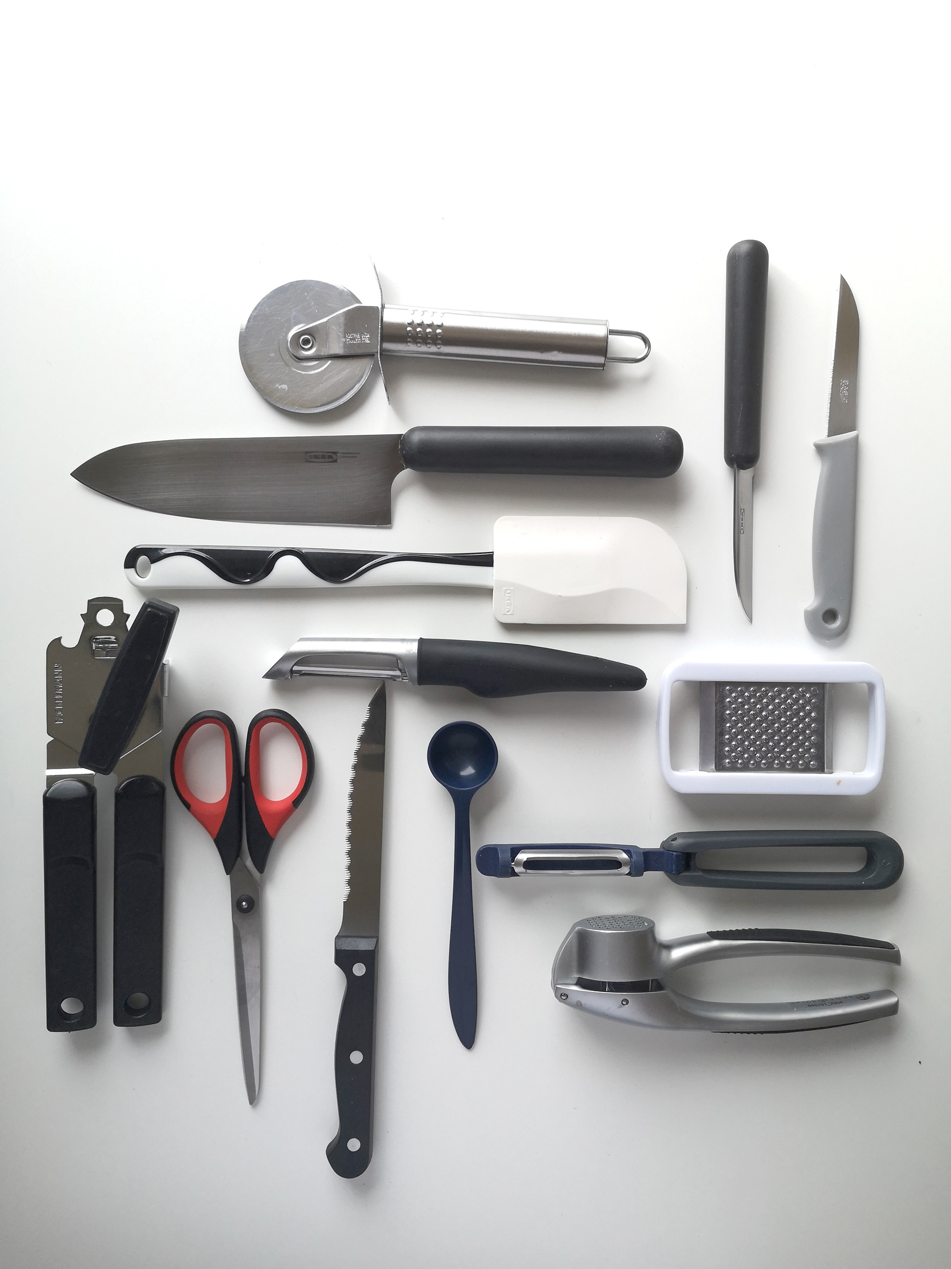 Gathering my kitchen stuff