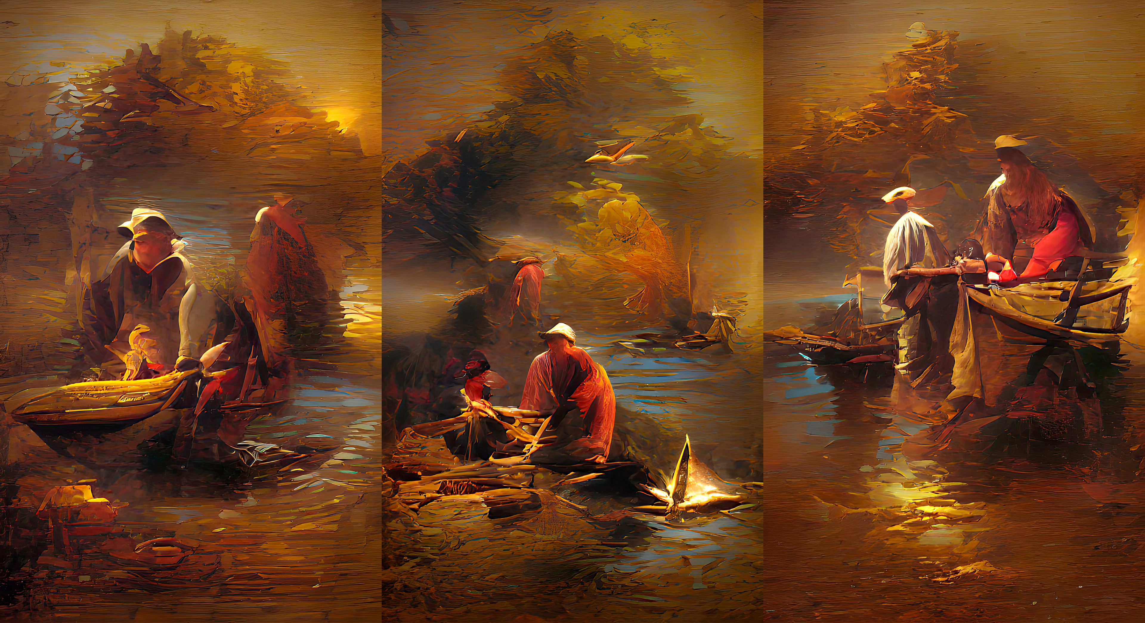 The fisherman ...