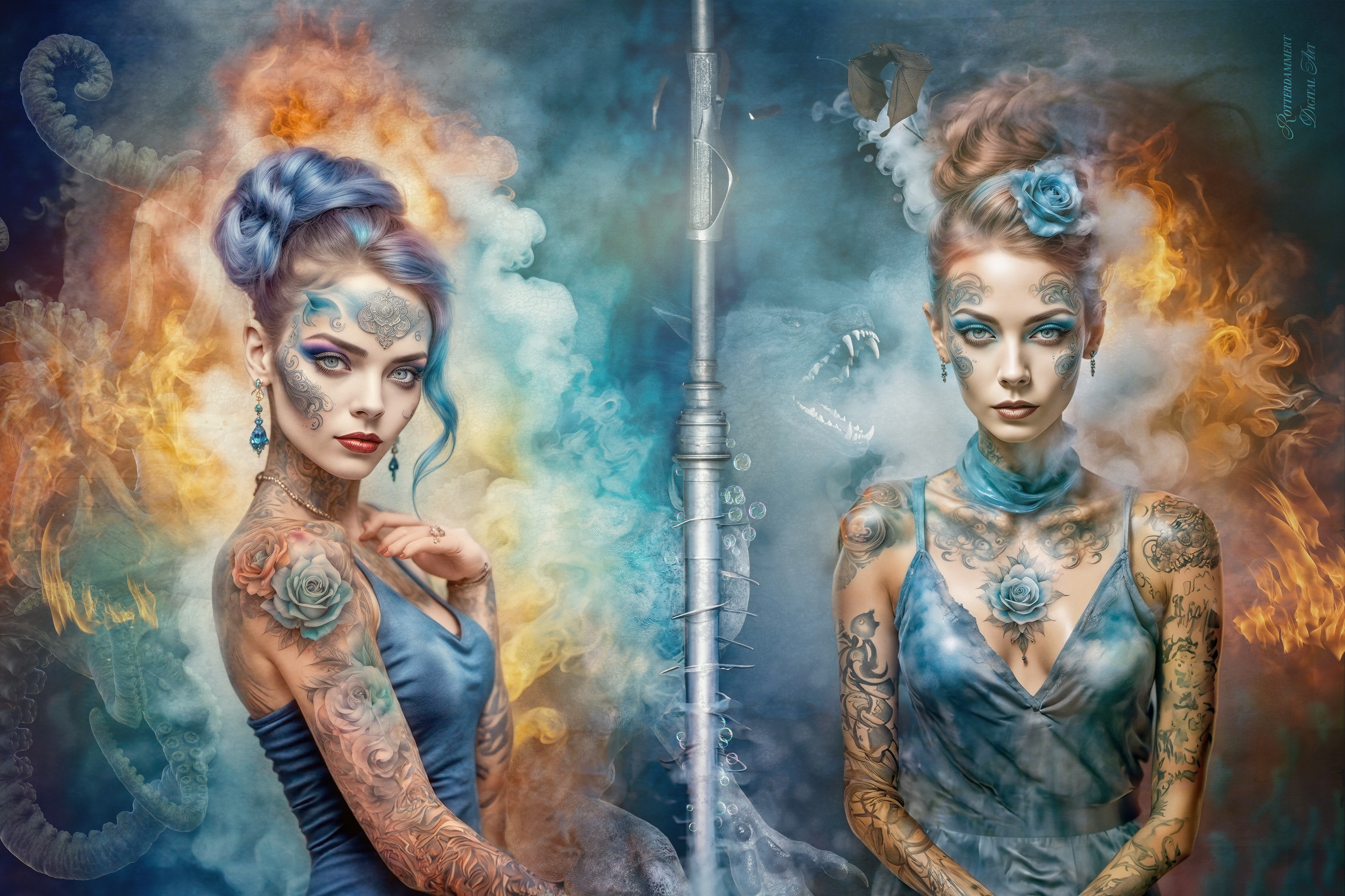 The tattoo ladies ...