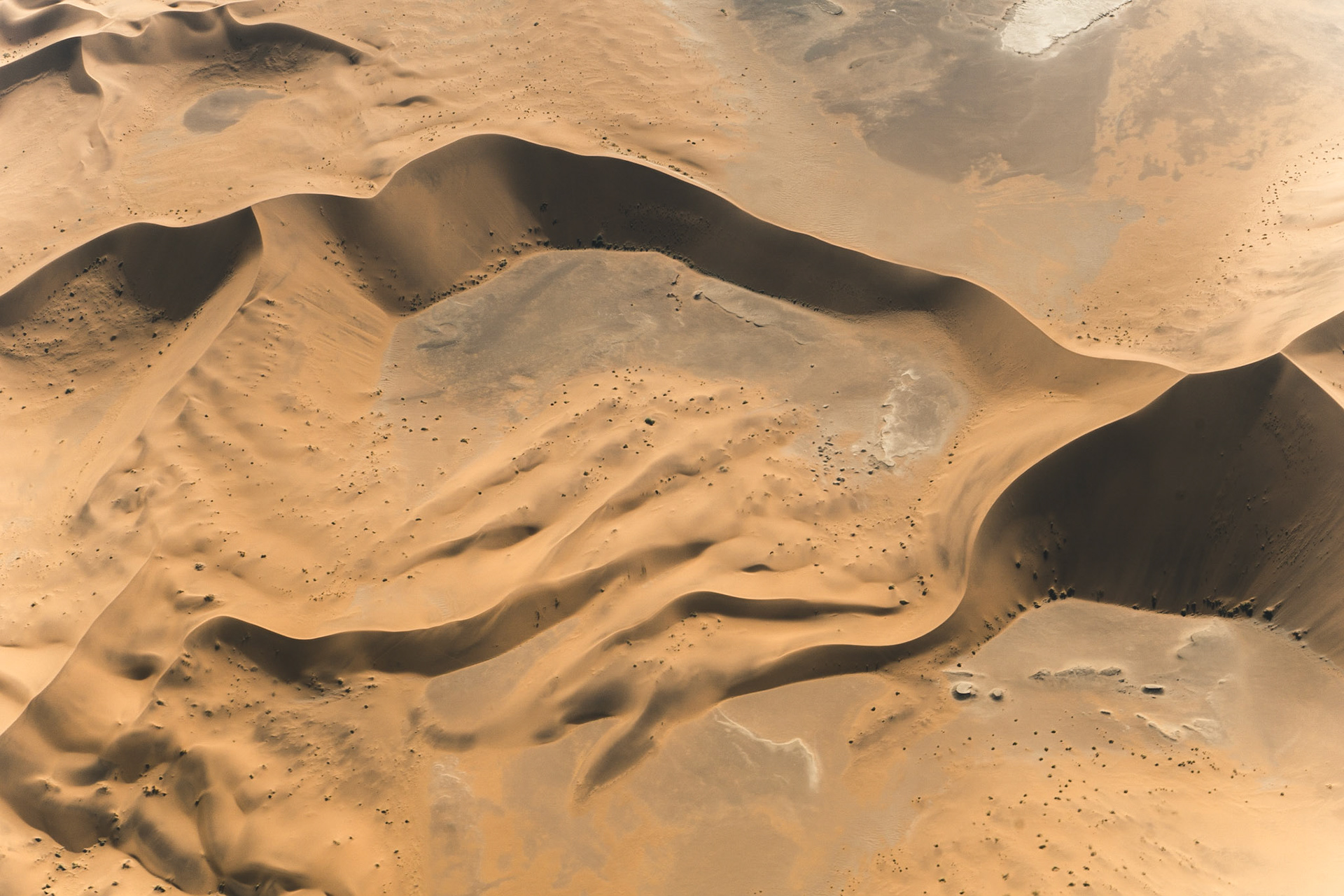 Sandlines. Just sand and wind. Nothing more.