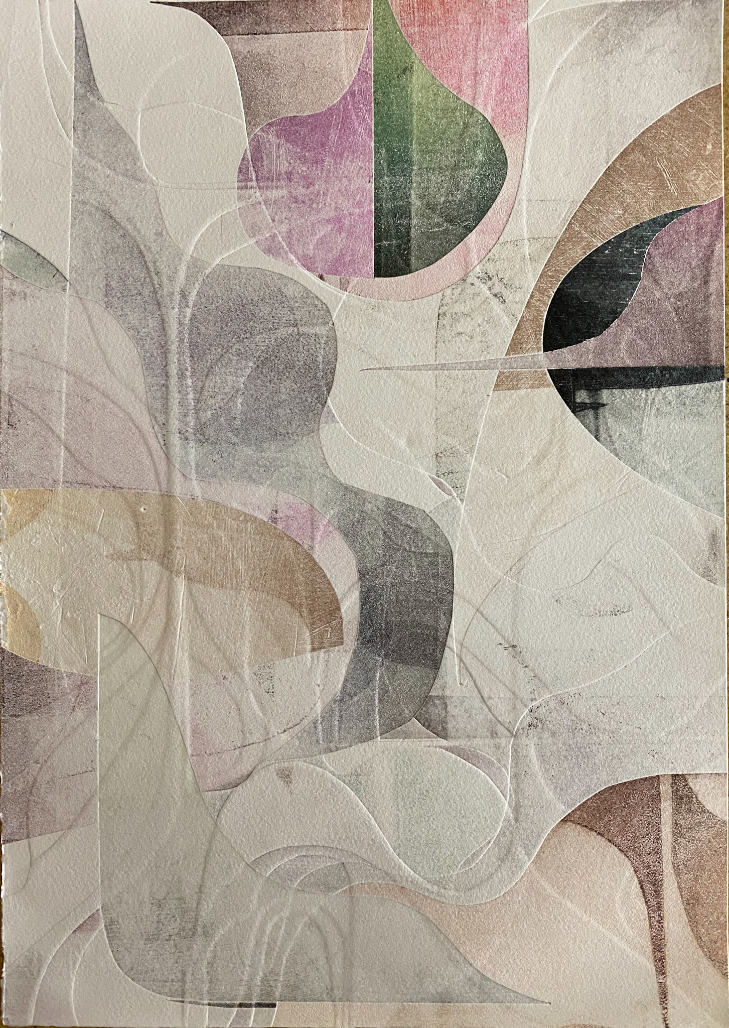 untitled embossed monopint