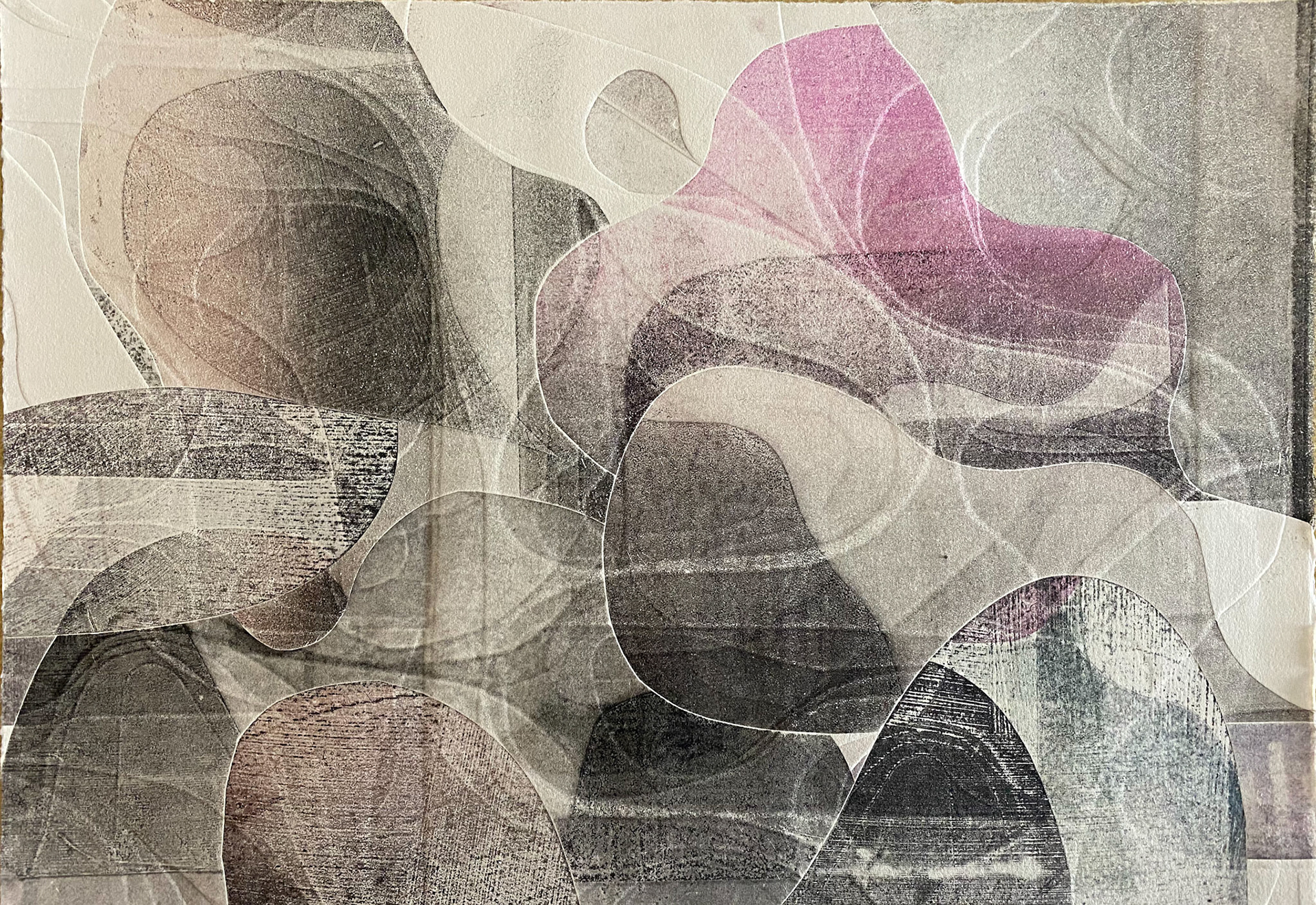 untitled embossed monopint