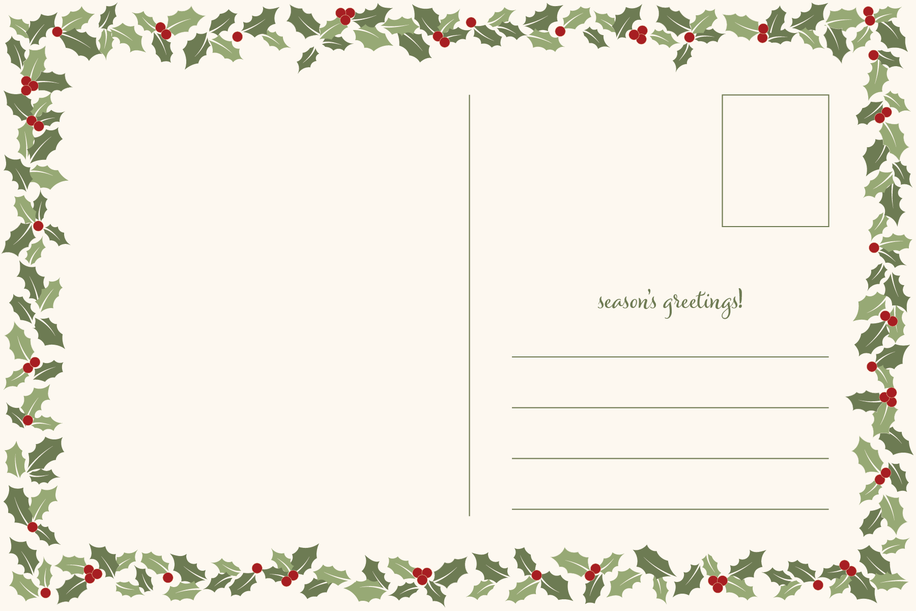 2025 Holiday Postcard no. 2 [Back]