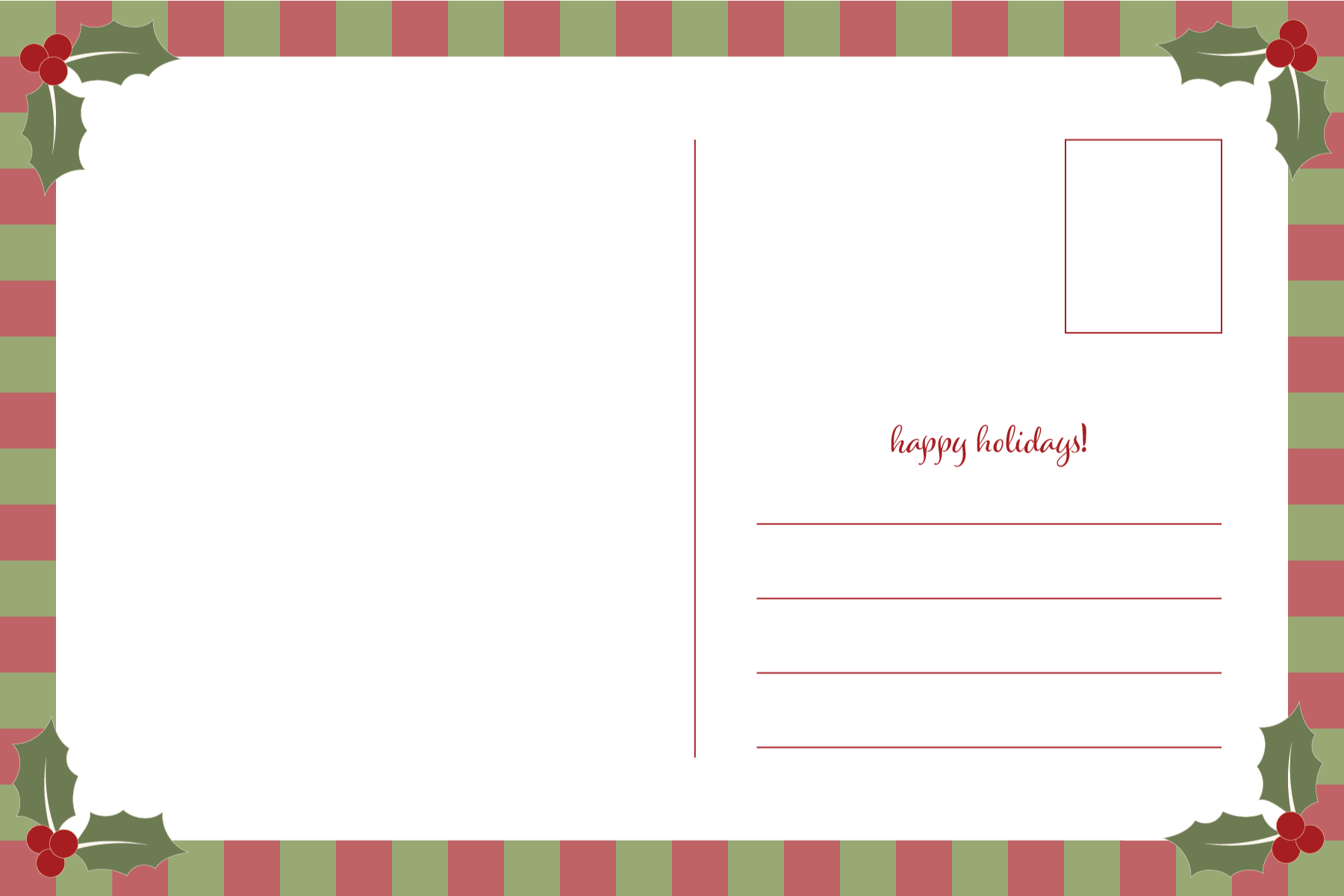 Christmas Tree Back [Holiday Cards]