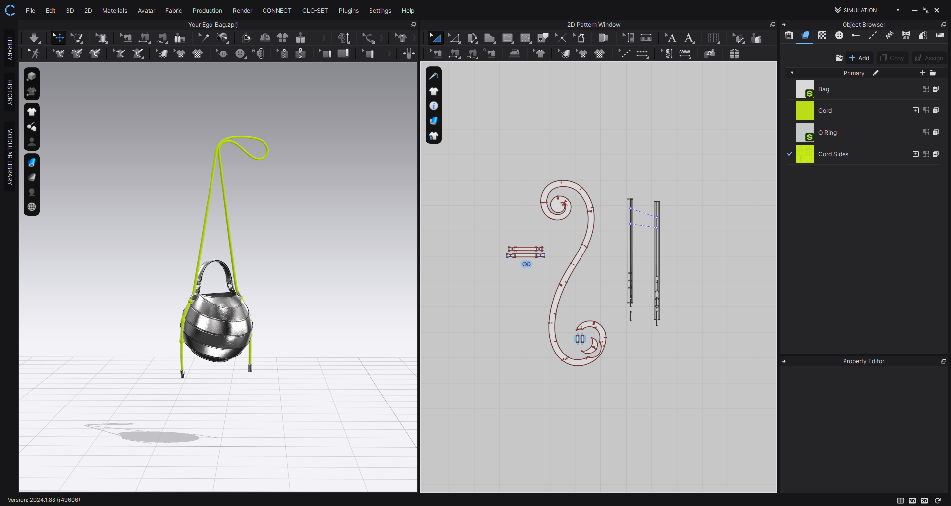 Bag Development in Clo3D