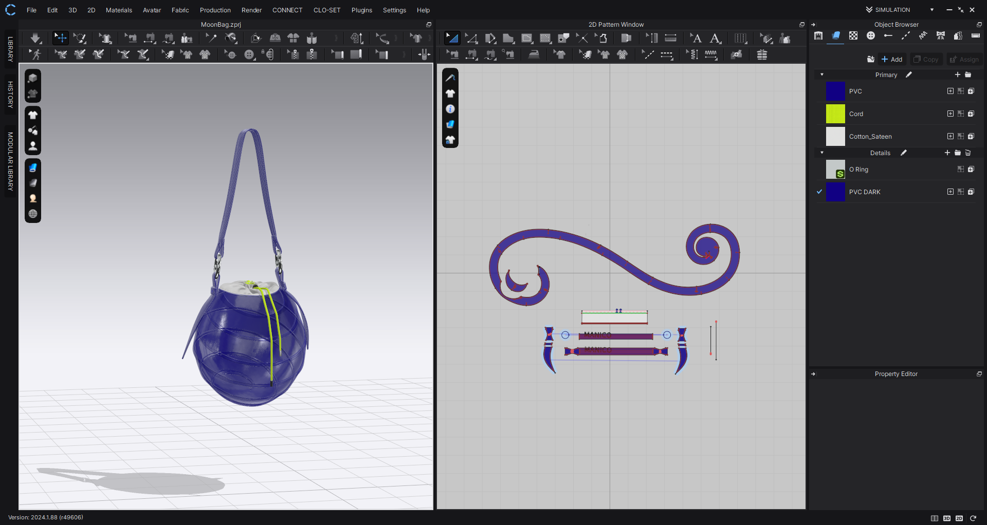 Bag Pattern in Clo3D