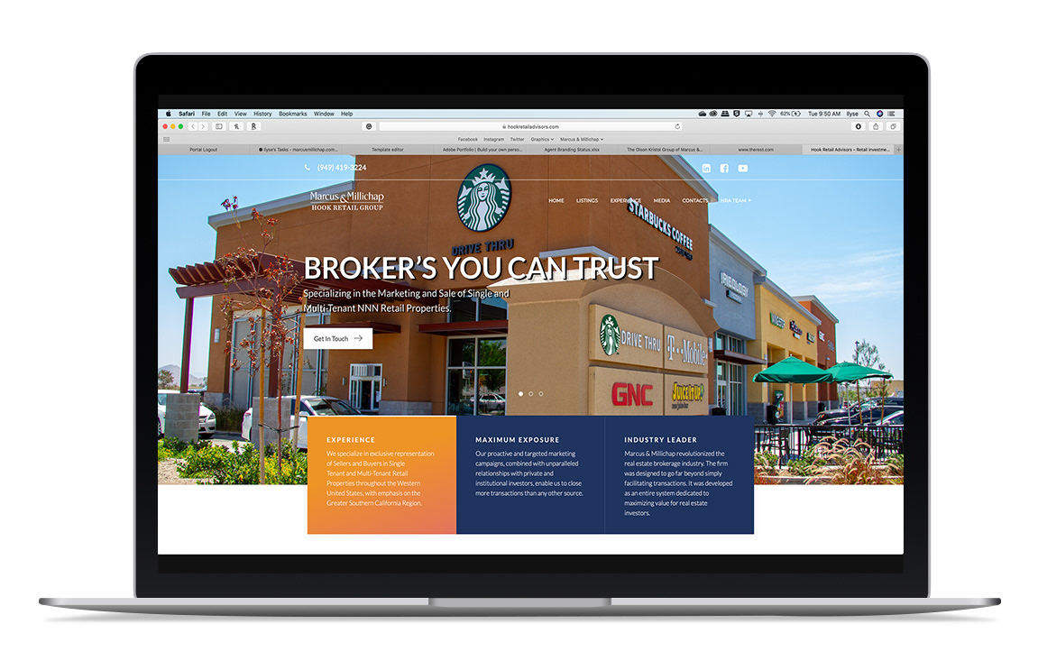Hook Retail Group Logo + Website