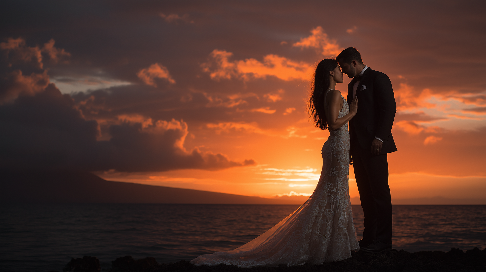 Kona Portraits With Hawaii’s Iconic Blue Ocean