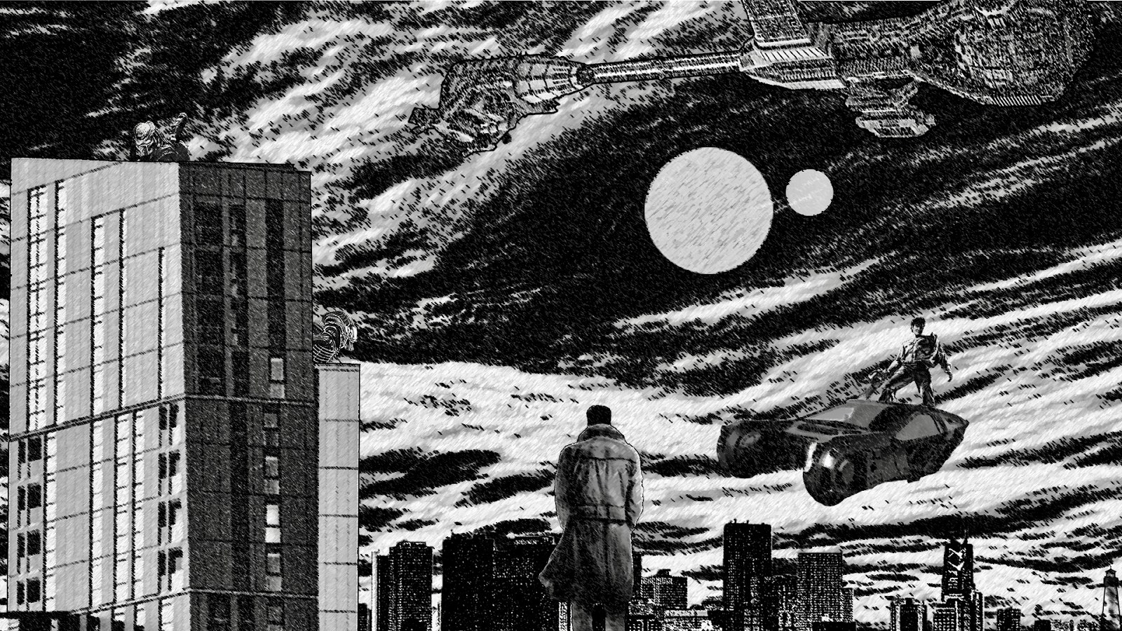 Far Out Flicks Podcast Art