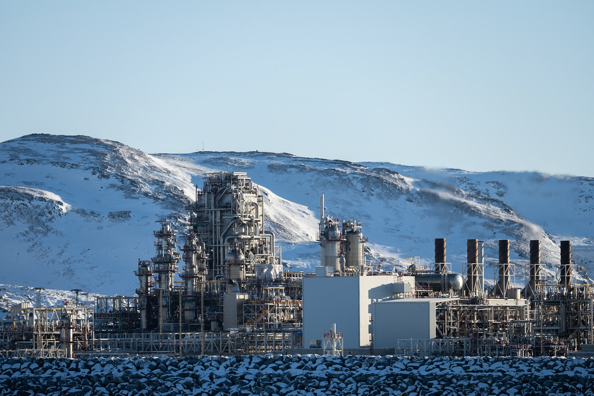 Milk Island gas refinery near Hammerfest