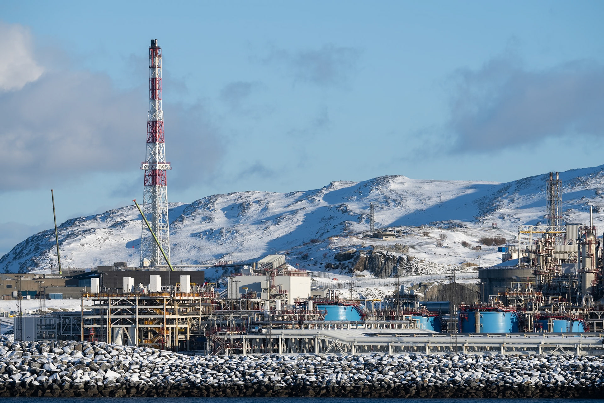 Milk Island gas refinery near Hammerfest