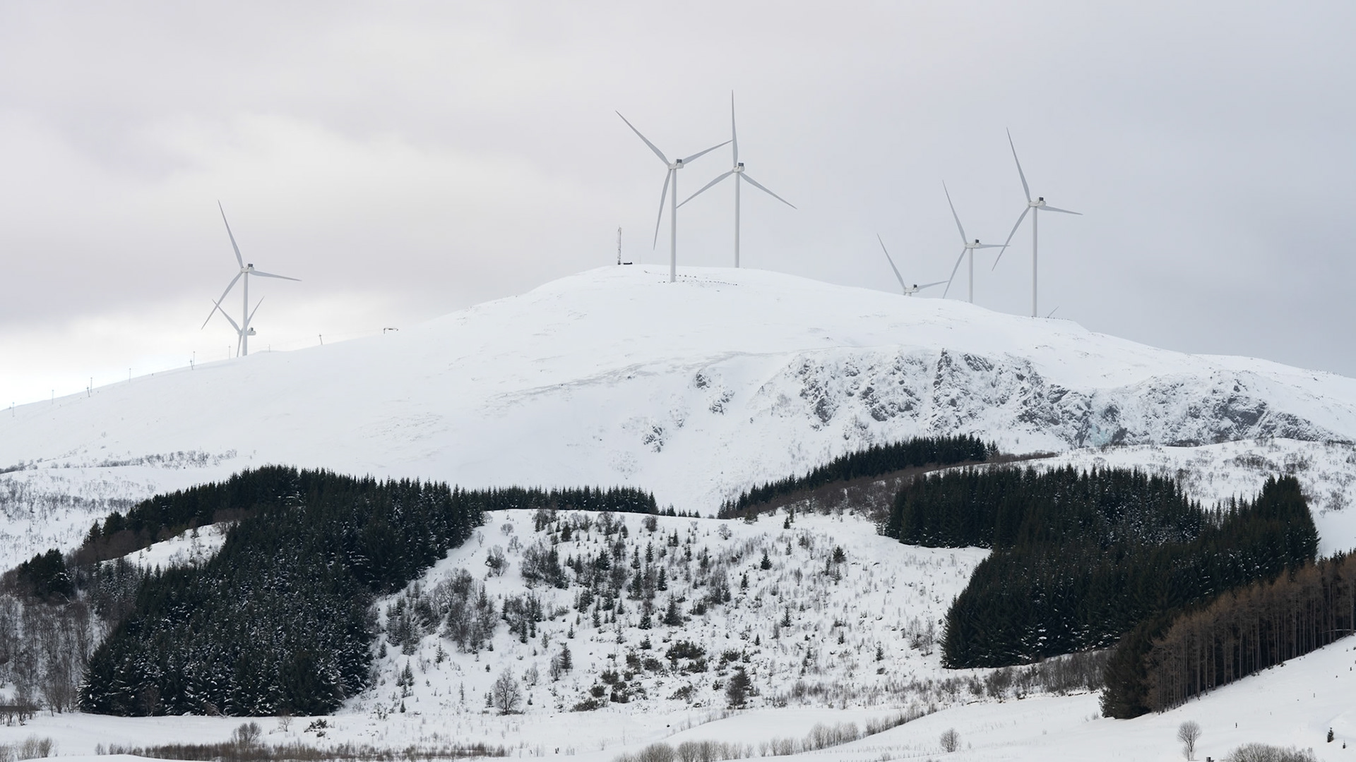 Wind farm near Sortland