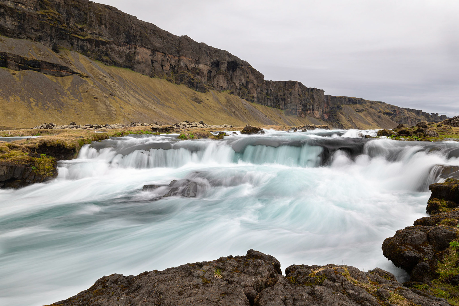 River at Fossálar, Iceland
