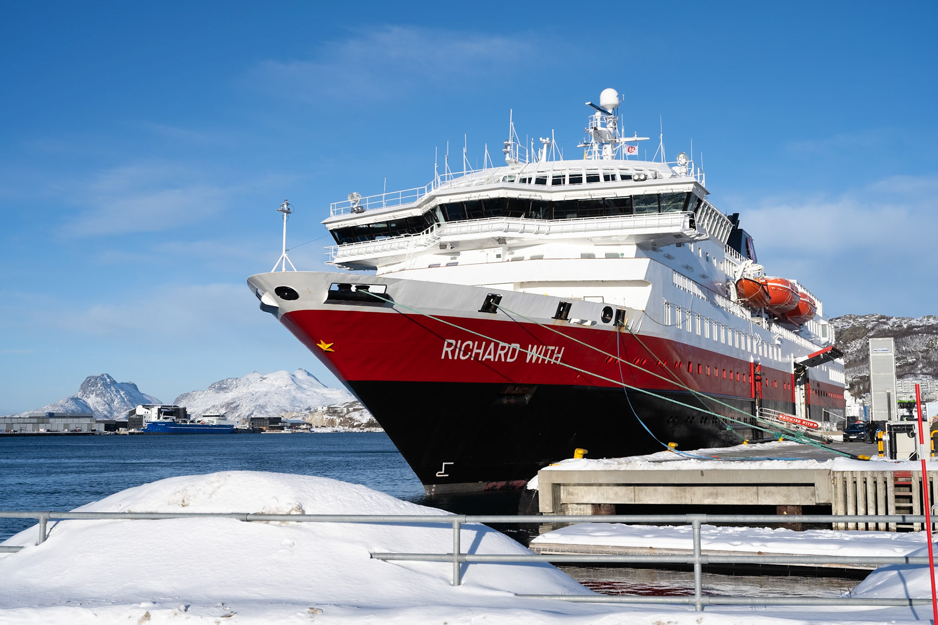 Our ship docked in Bodø